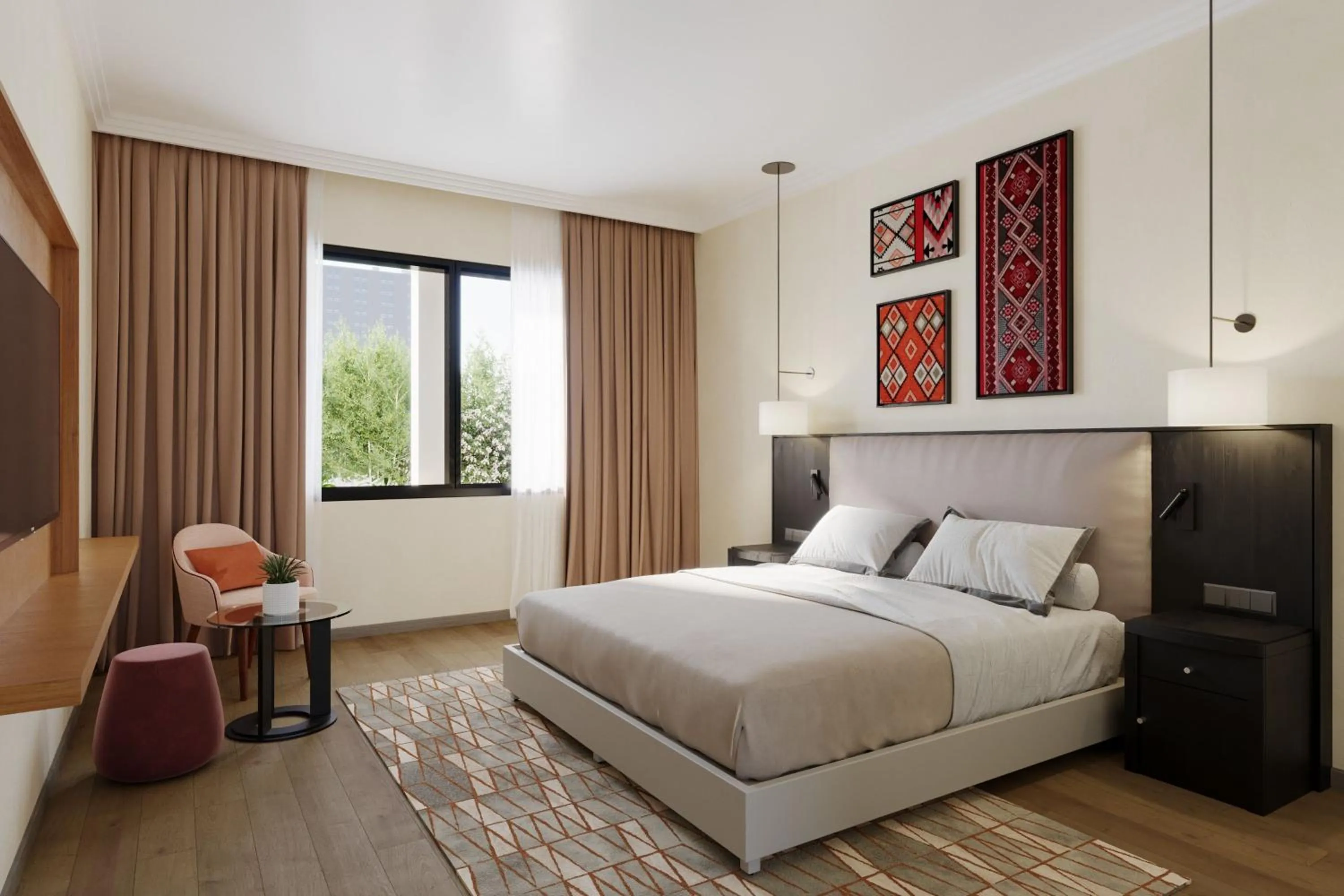 Photo of the whole room, Bed in Casablanca Marriott Hotel