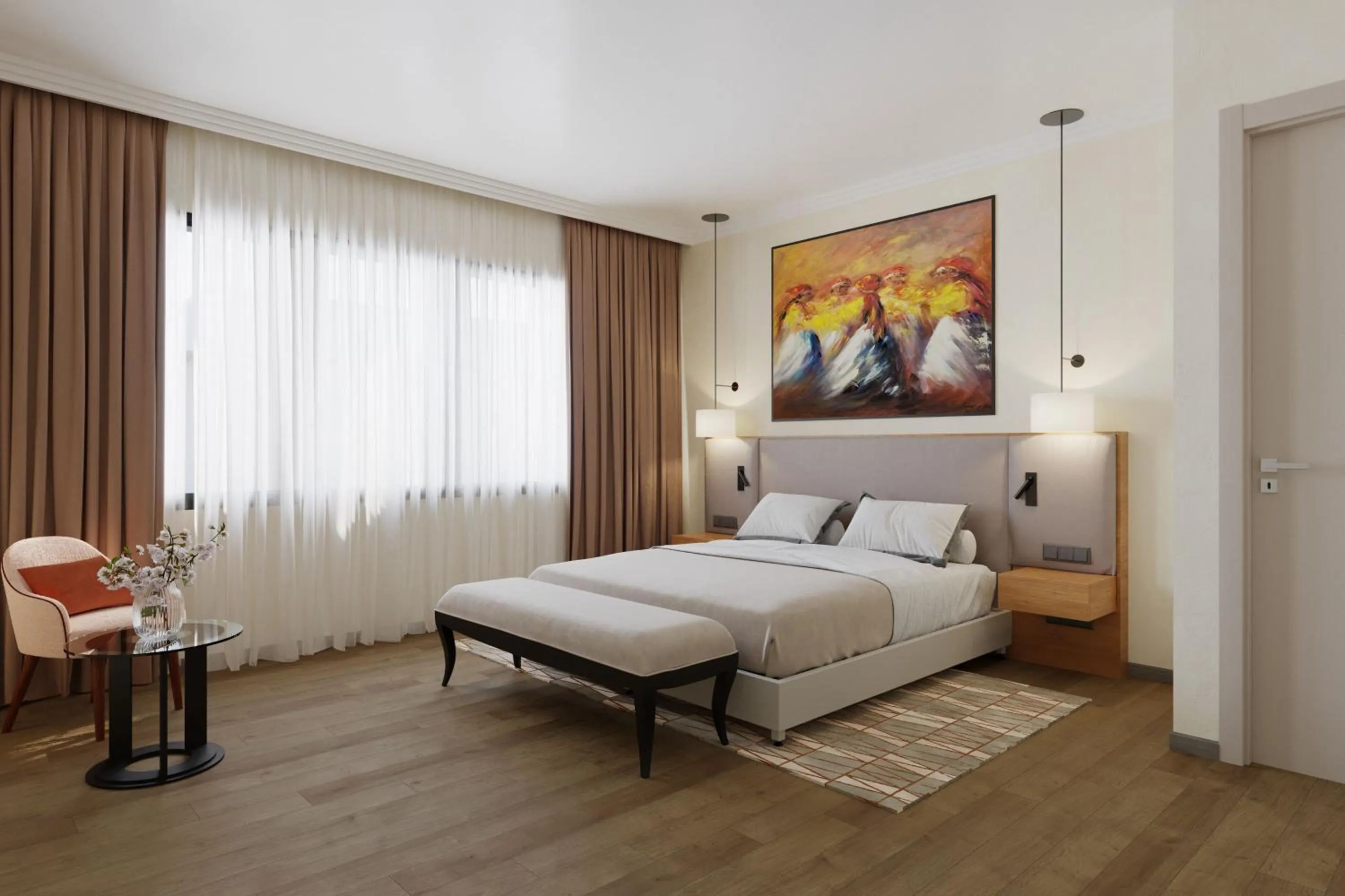 Photo of the whole room, Bed in Casablanca Marriott Hotel