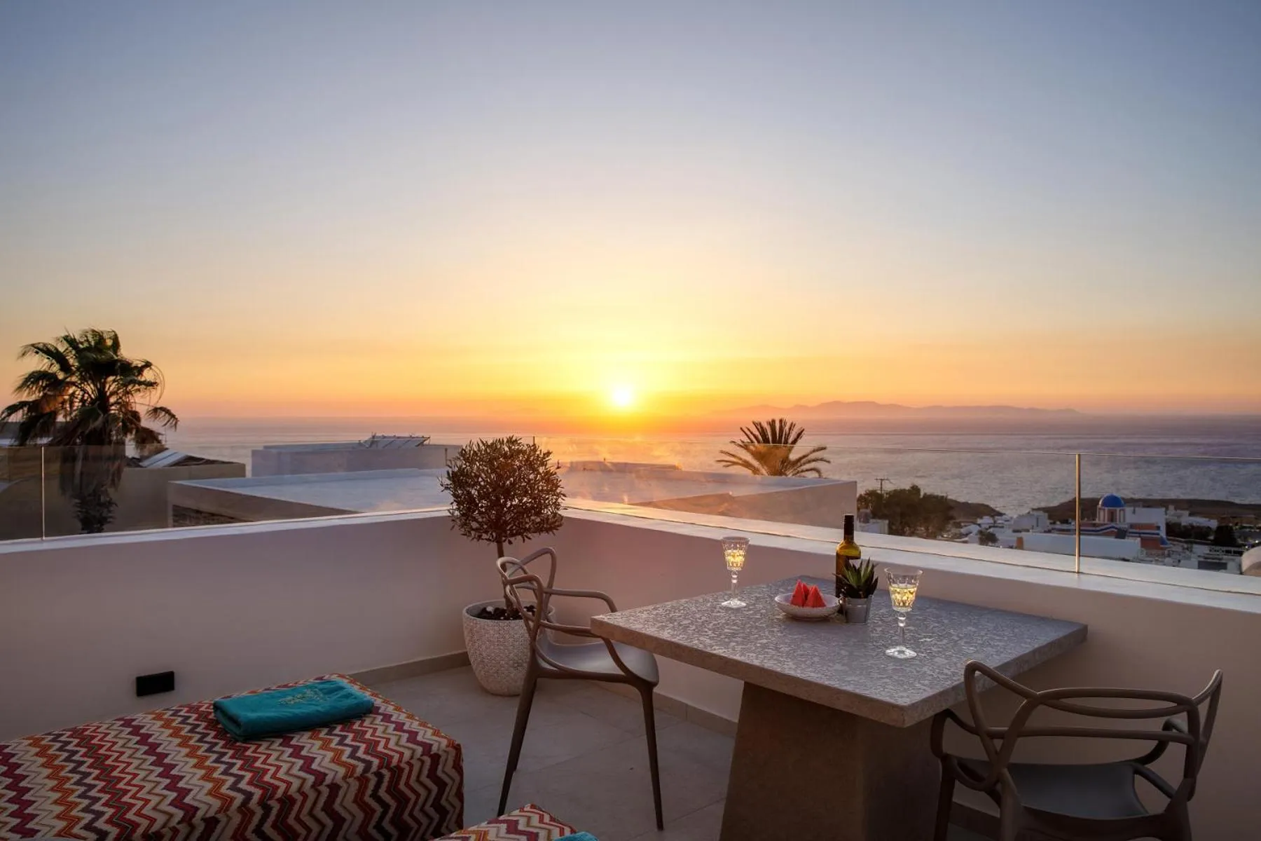 Balcony/Terrace in La Madeleine Oia