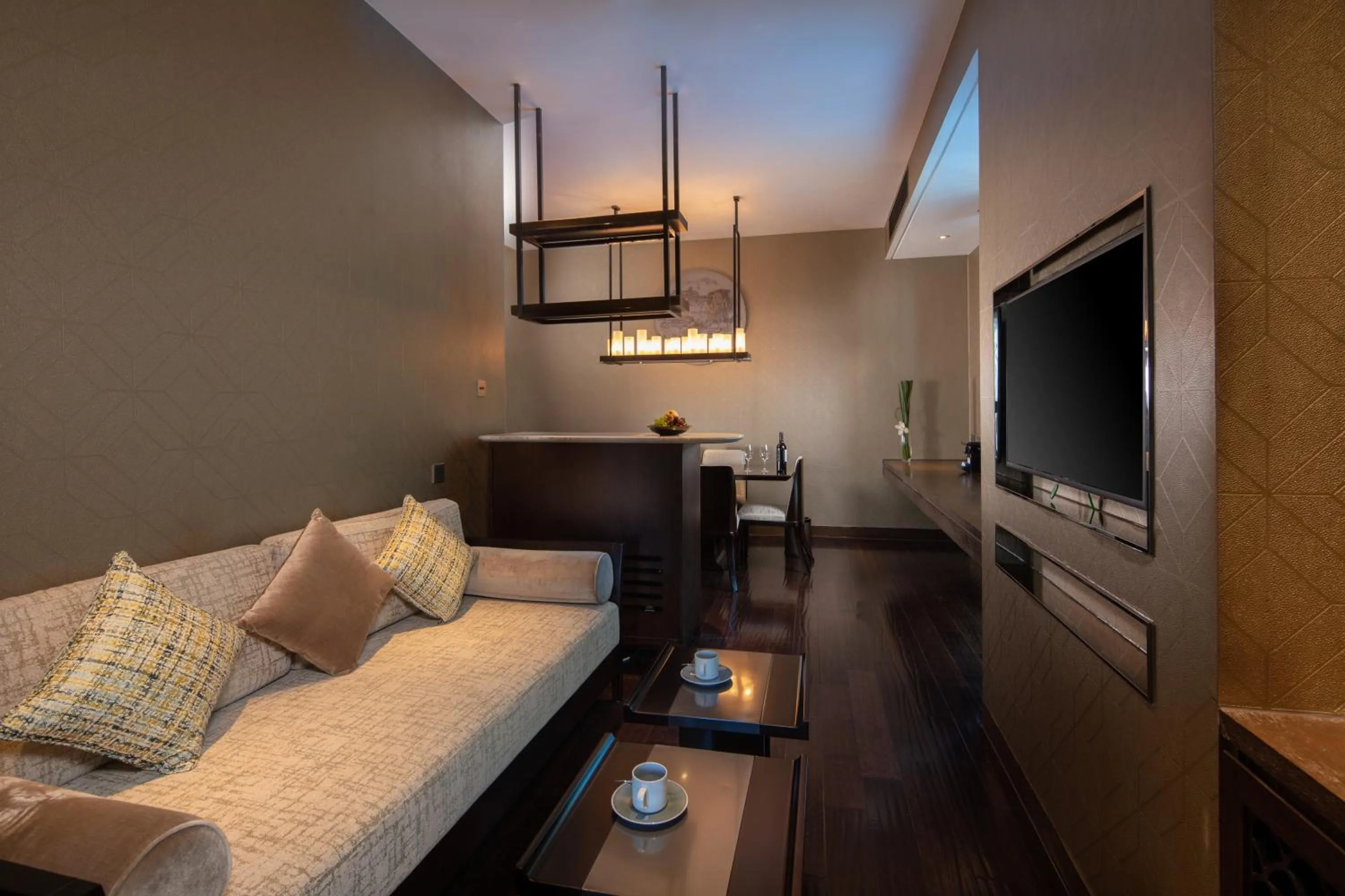 Living room in Rocase Boutique Hotel Wuxi