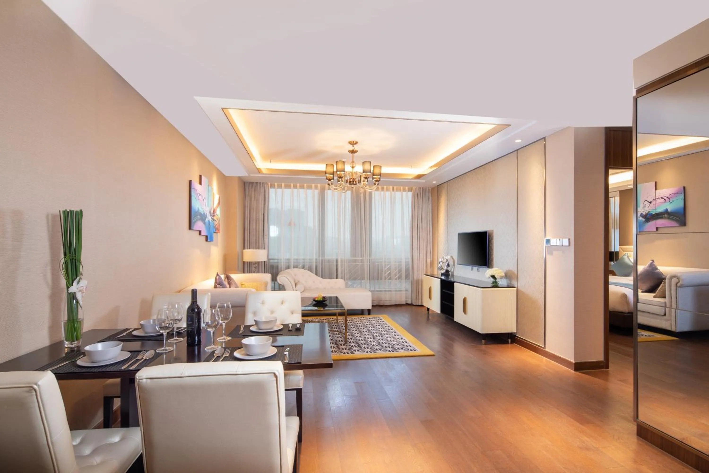 Living room in Rocase Boutique Hotel Wuxi