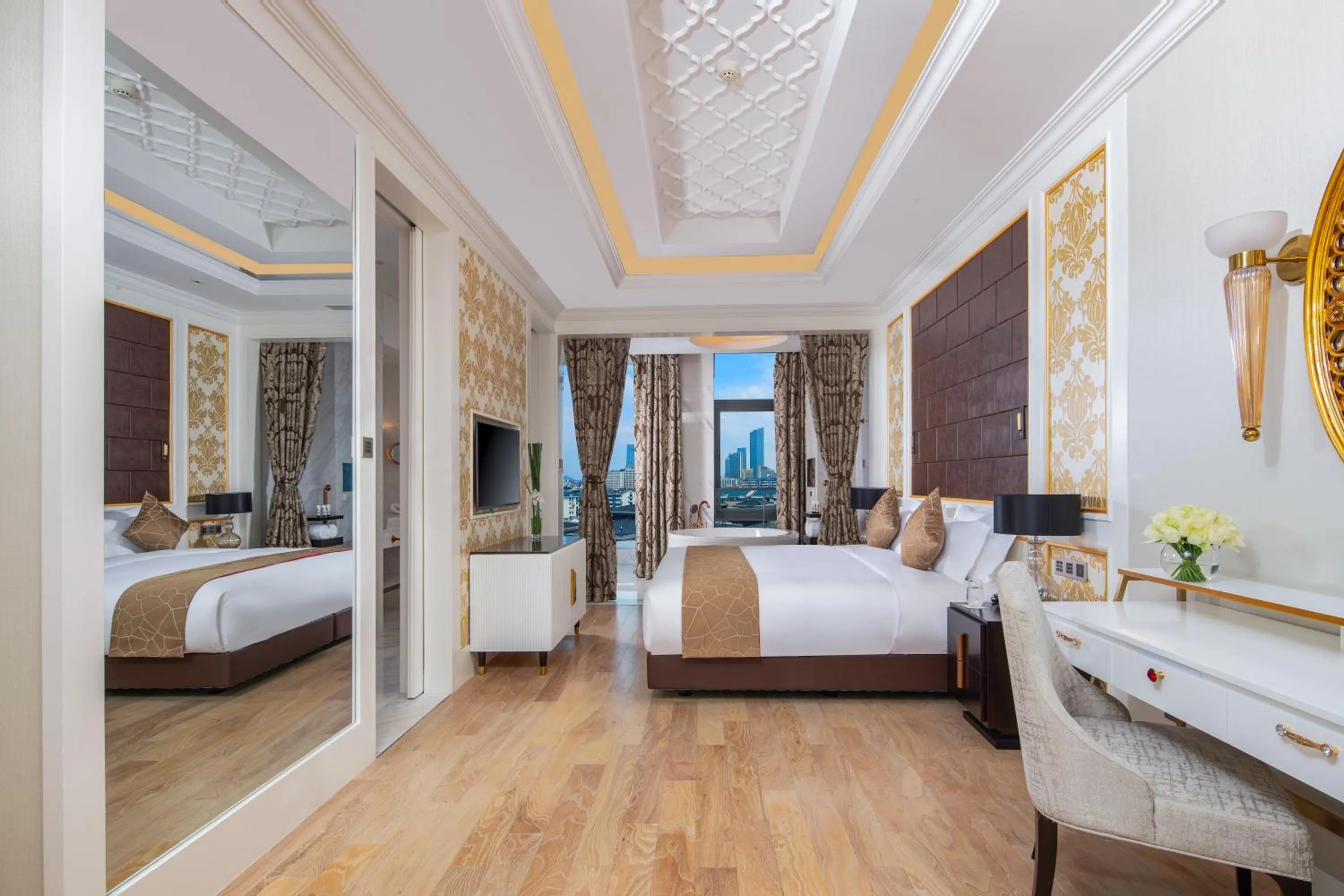 Bed in Rocase Boutique Hotel Wuxi