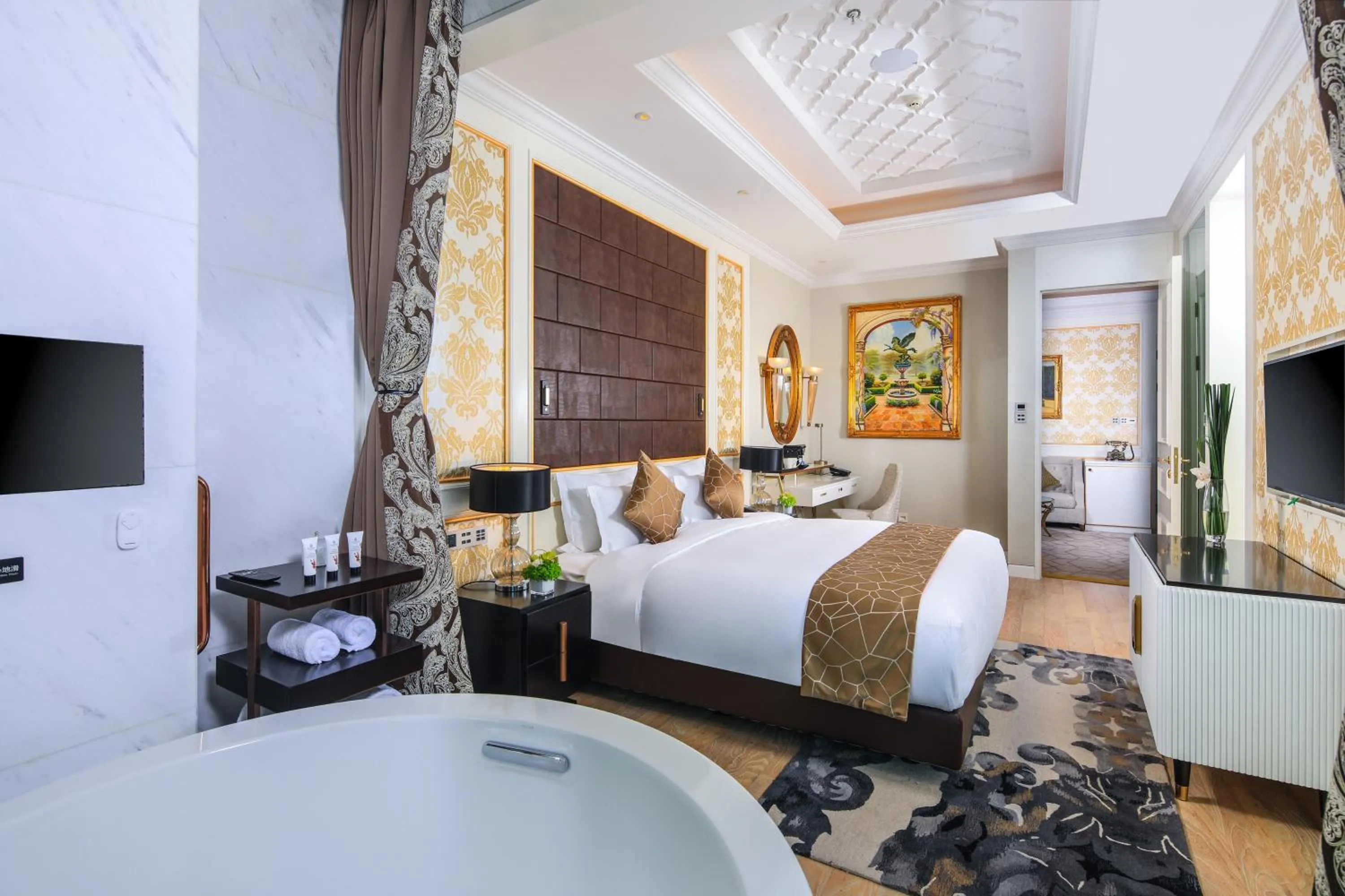 Bed in Rocase Boutique Hotel Wuxi