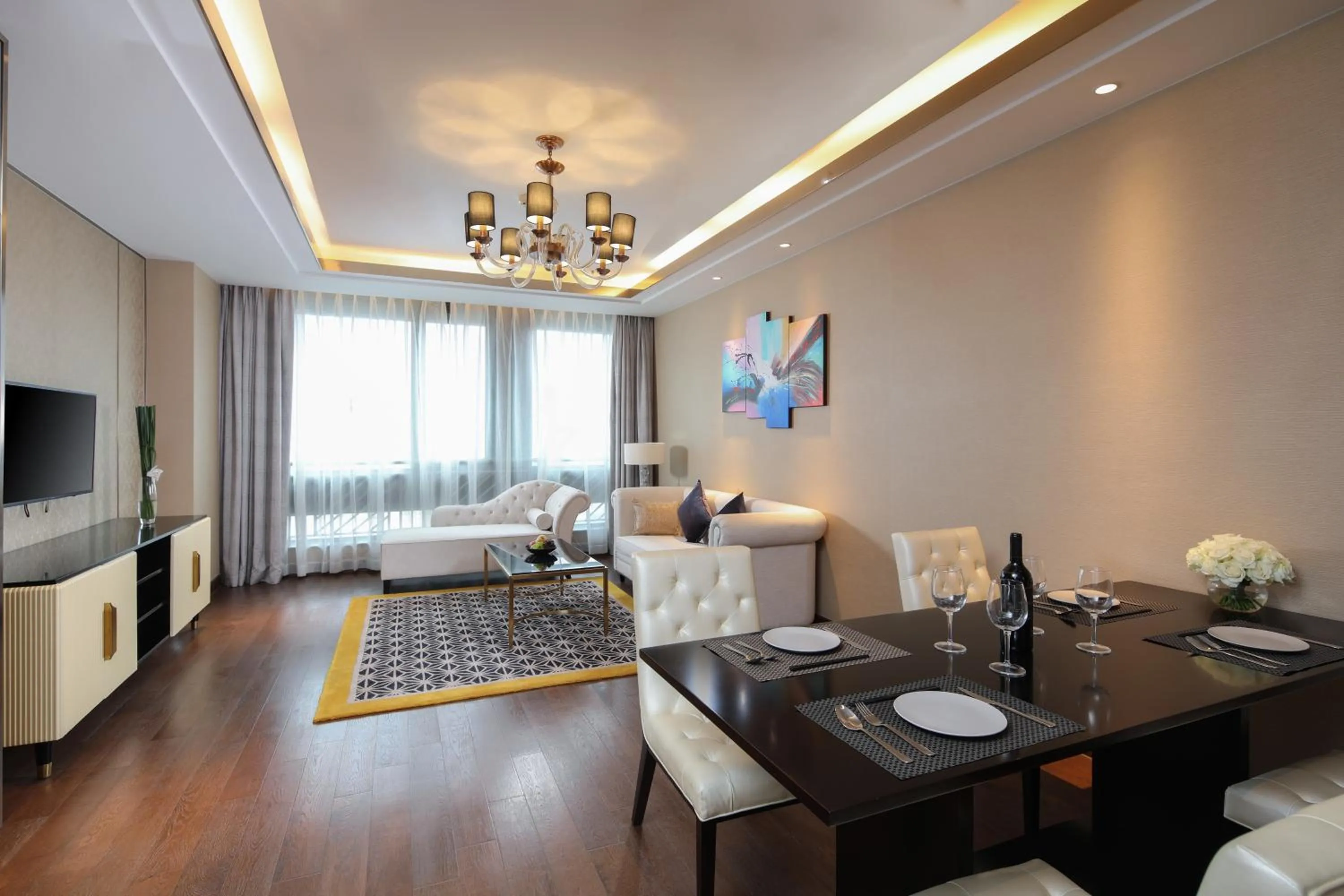 Living room in Rocase Boutique Hotel Wuxi