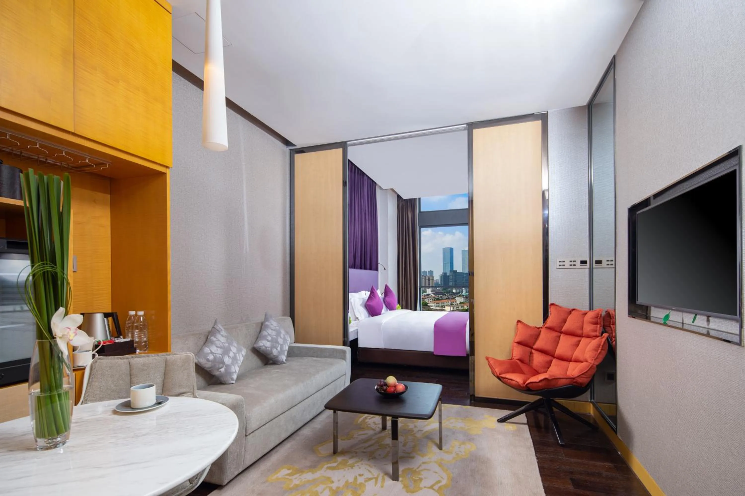 Bed in Rocase Boutique Hotel Wuxi