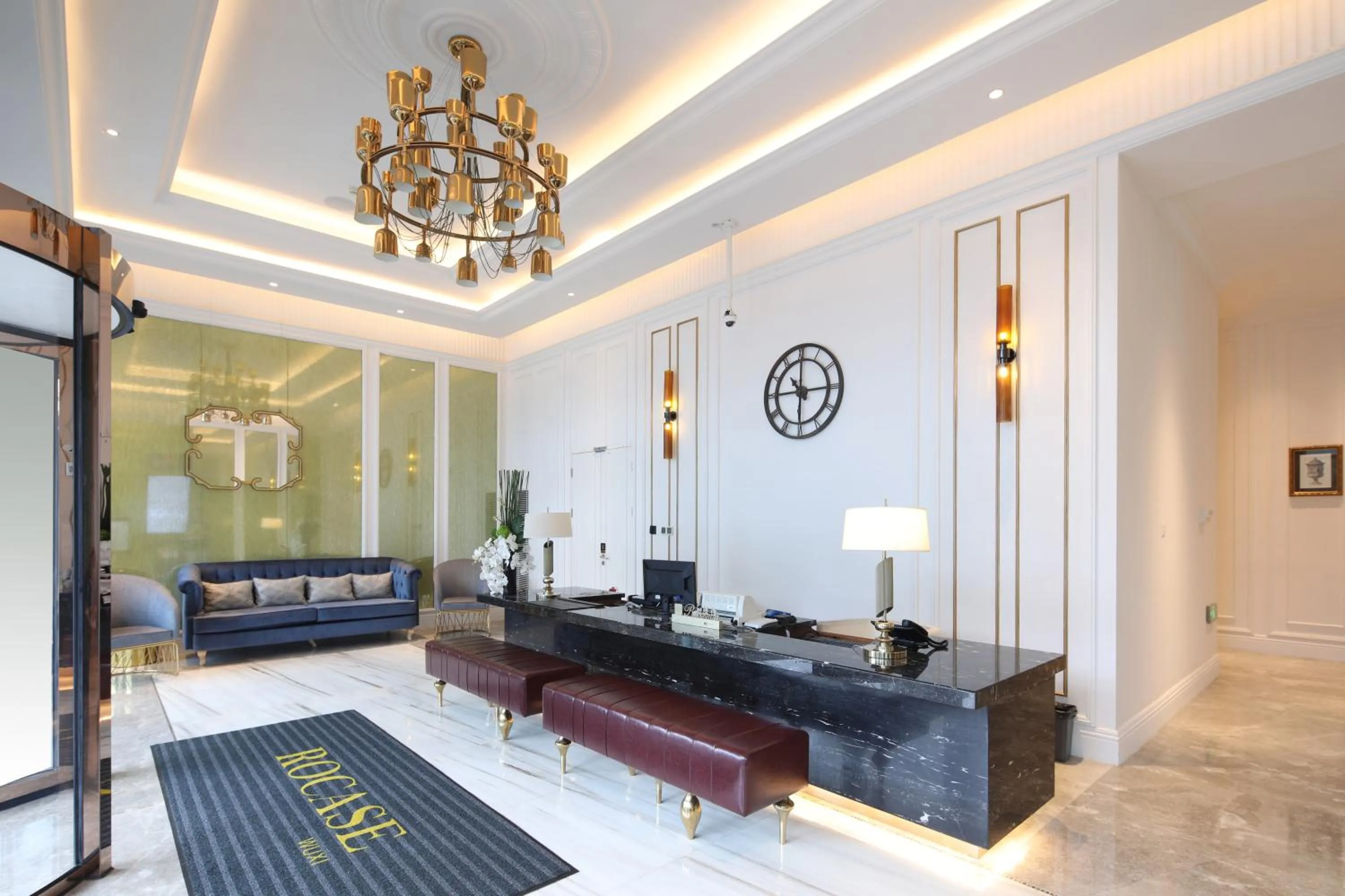 Lobby or reception in Rocase Boutique Hotel Wuxi