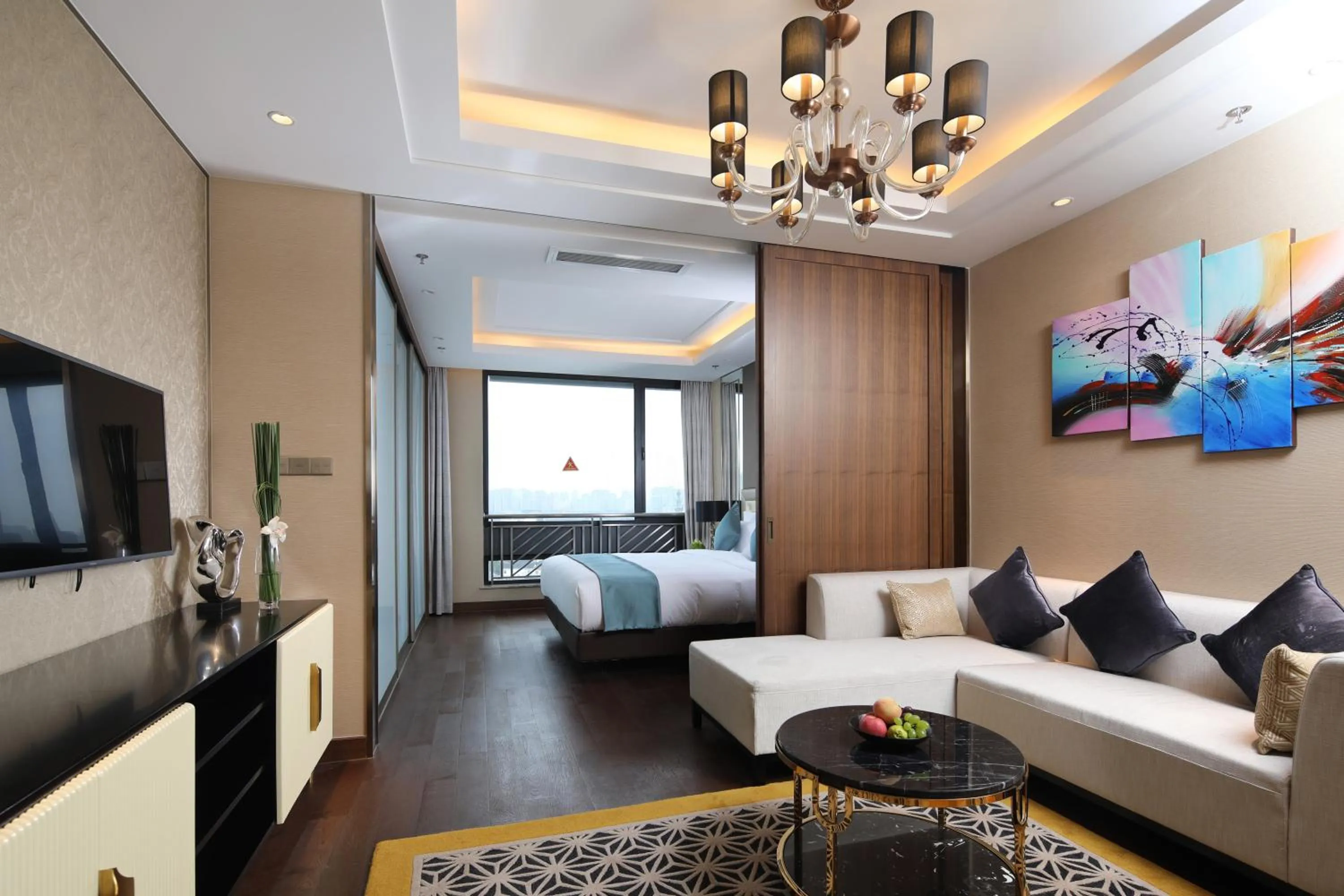 Living room in Rocase Boutique Hotel Wuxi