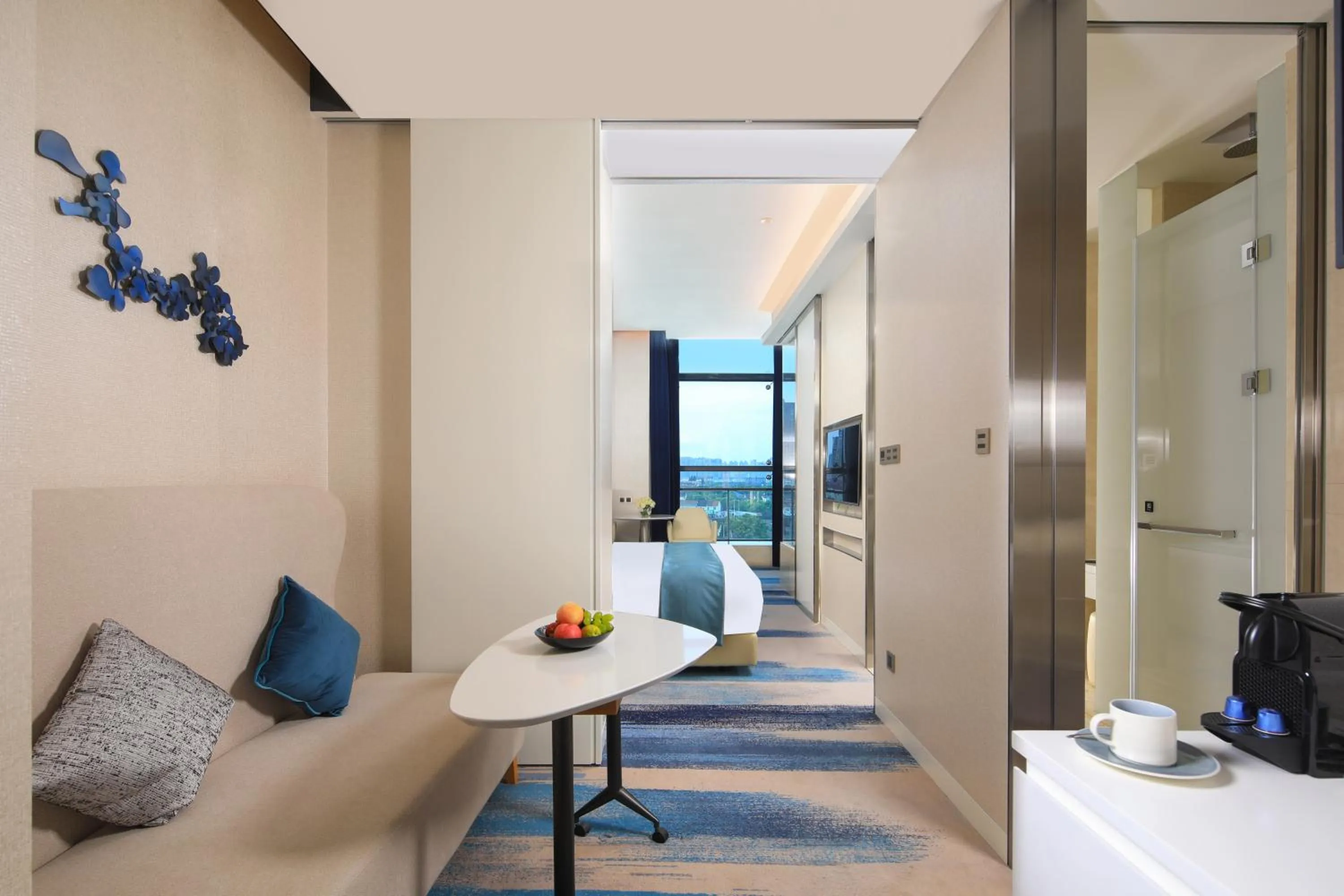 Living room in Rocase Boutique Hotel Wuxi