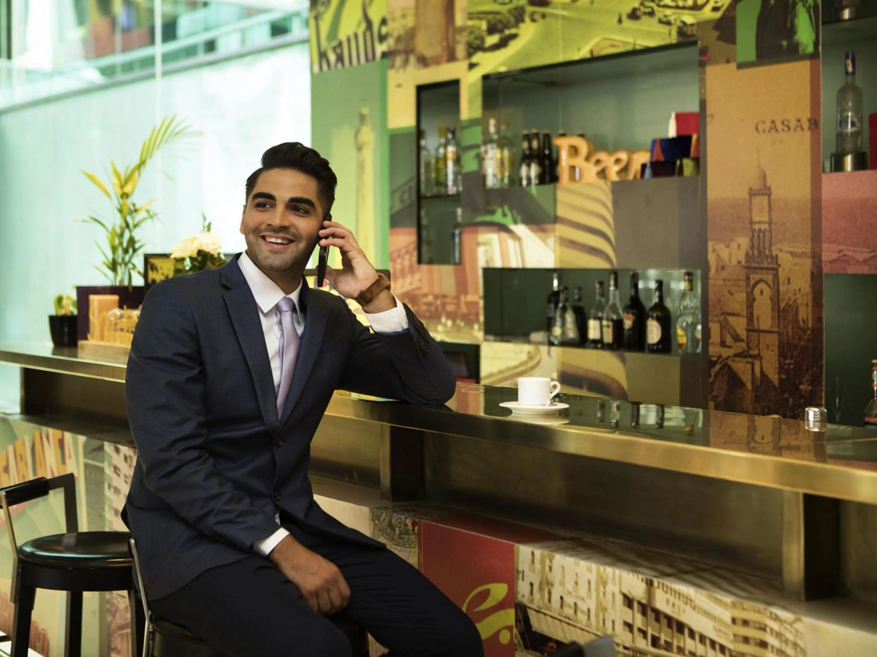 Lounge or bar in Novotel Casablanca City Center