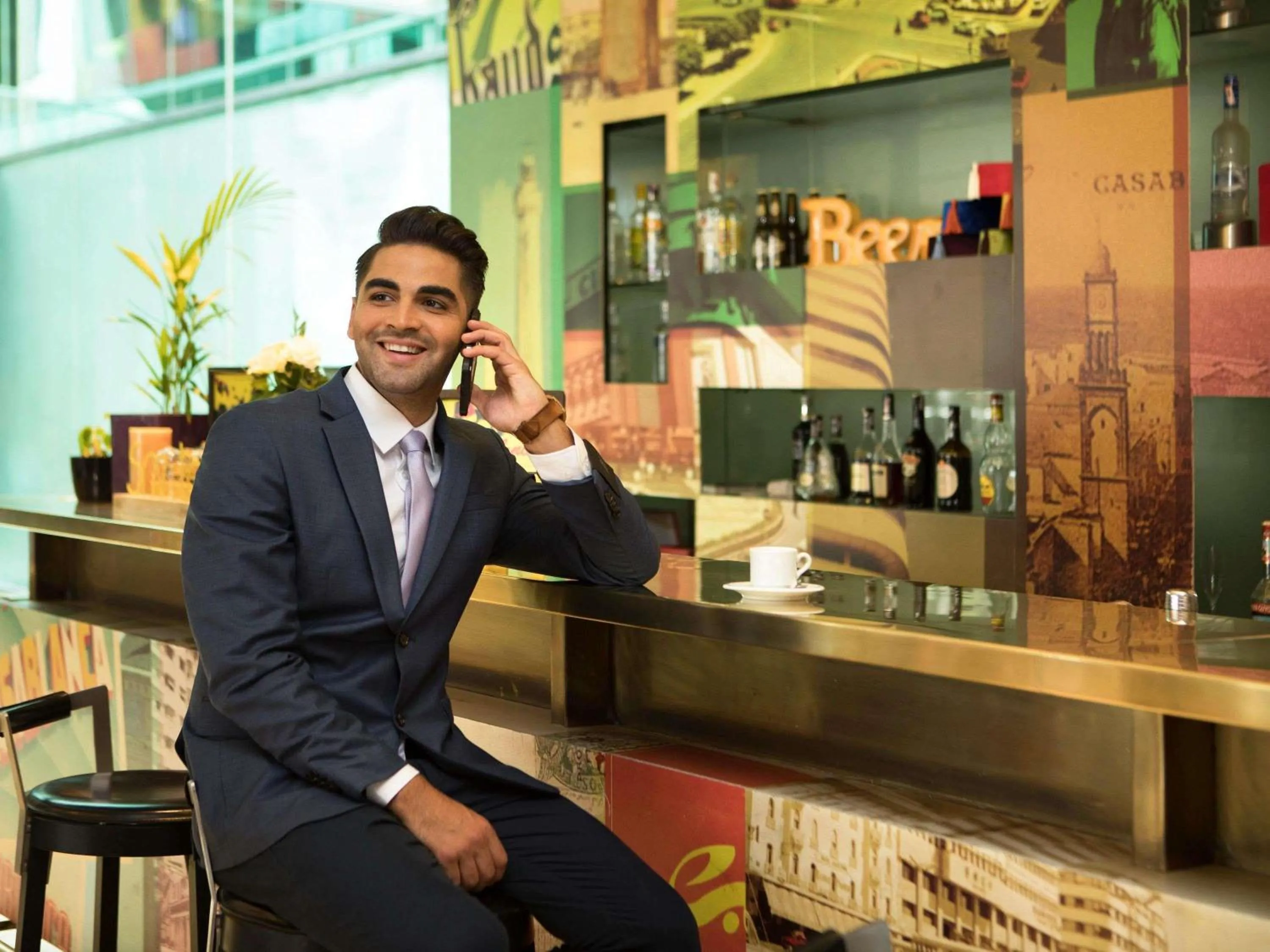 Lounge or bar in Novotel Casablanca City Center