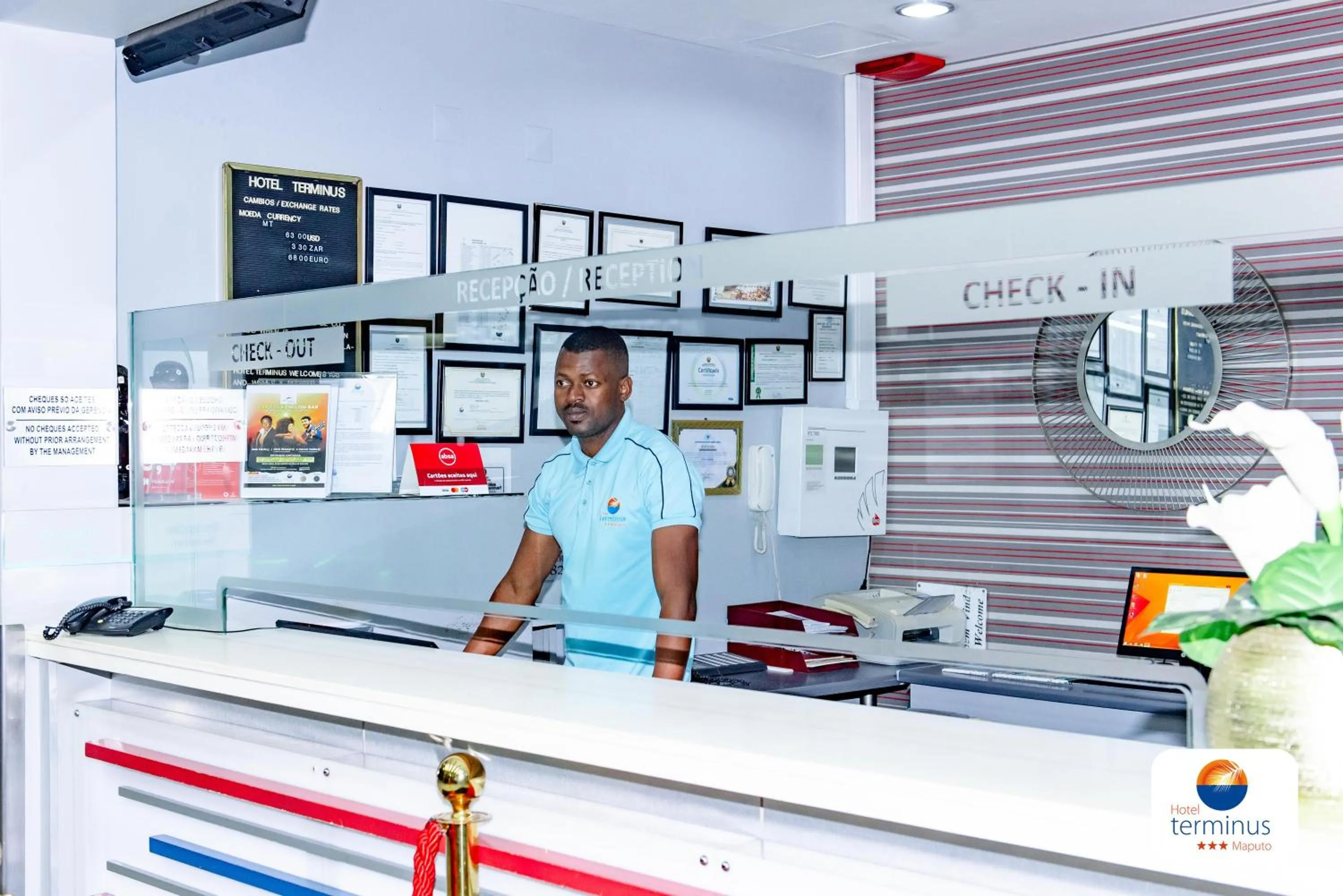 Lobby or reception in Hotel Terminus Maputo