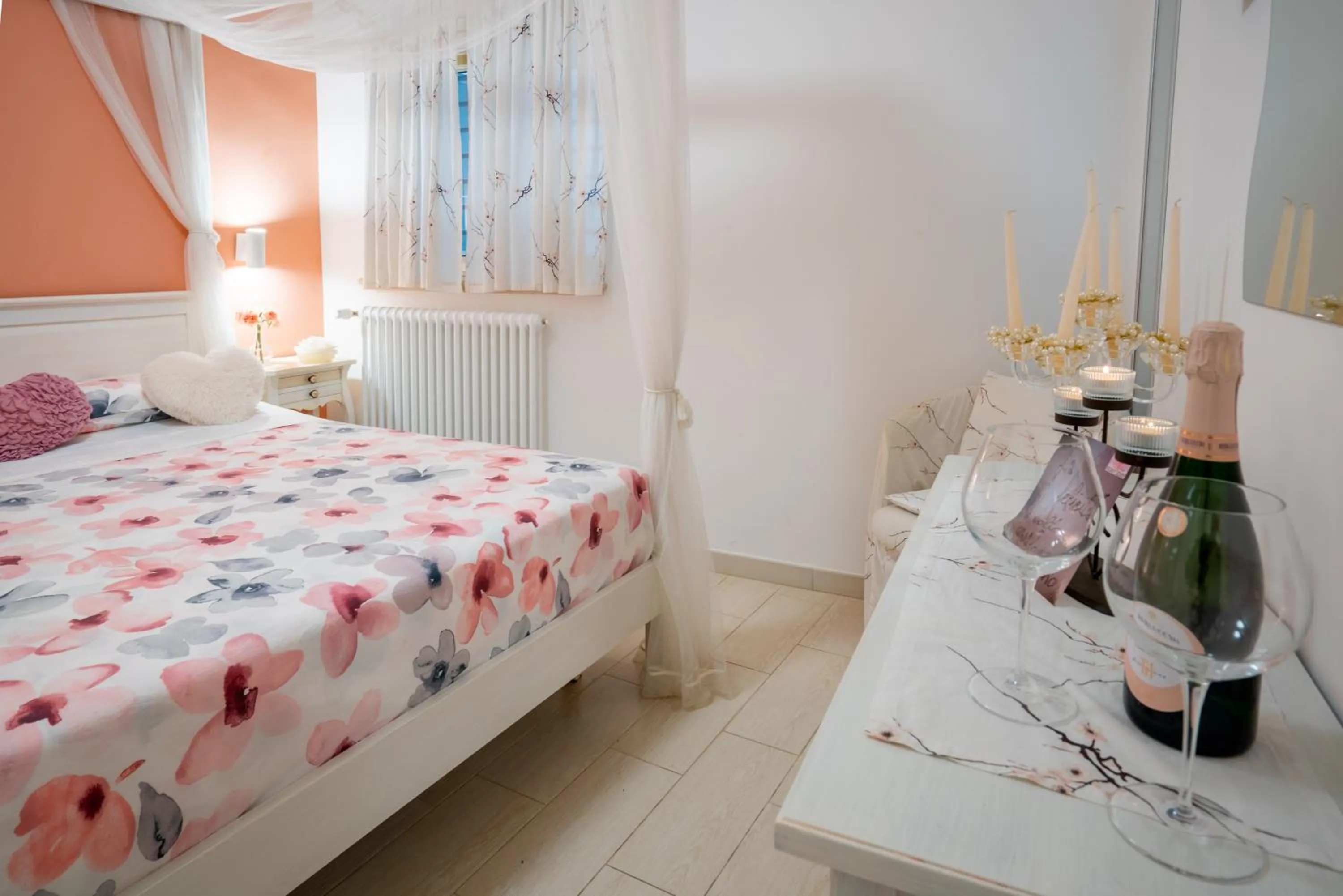 Bed in Petali Rosa - Dimora Peonia