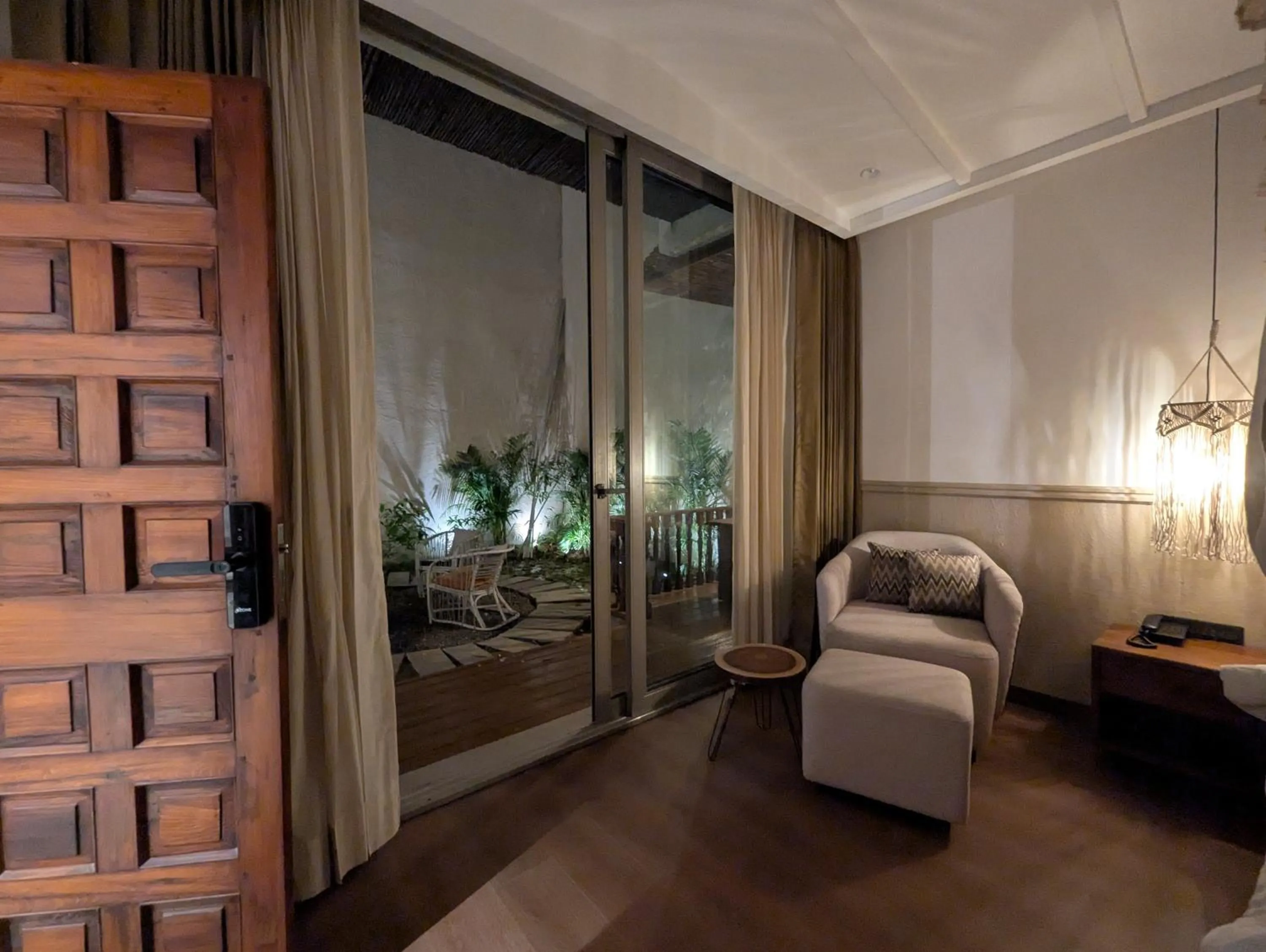 Seating area in Cape House