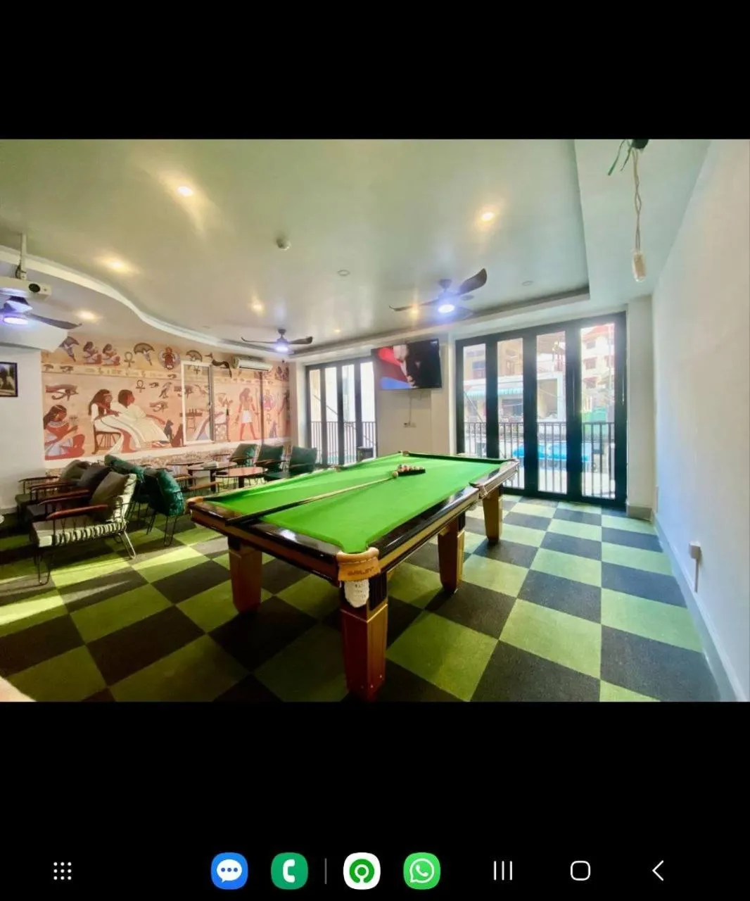 Billiard in Times Hotel at Bassac Lane