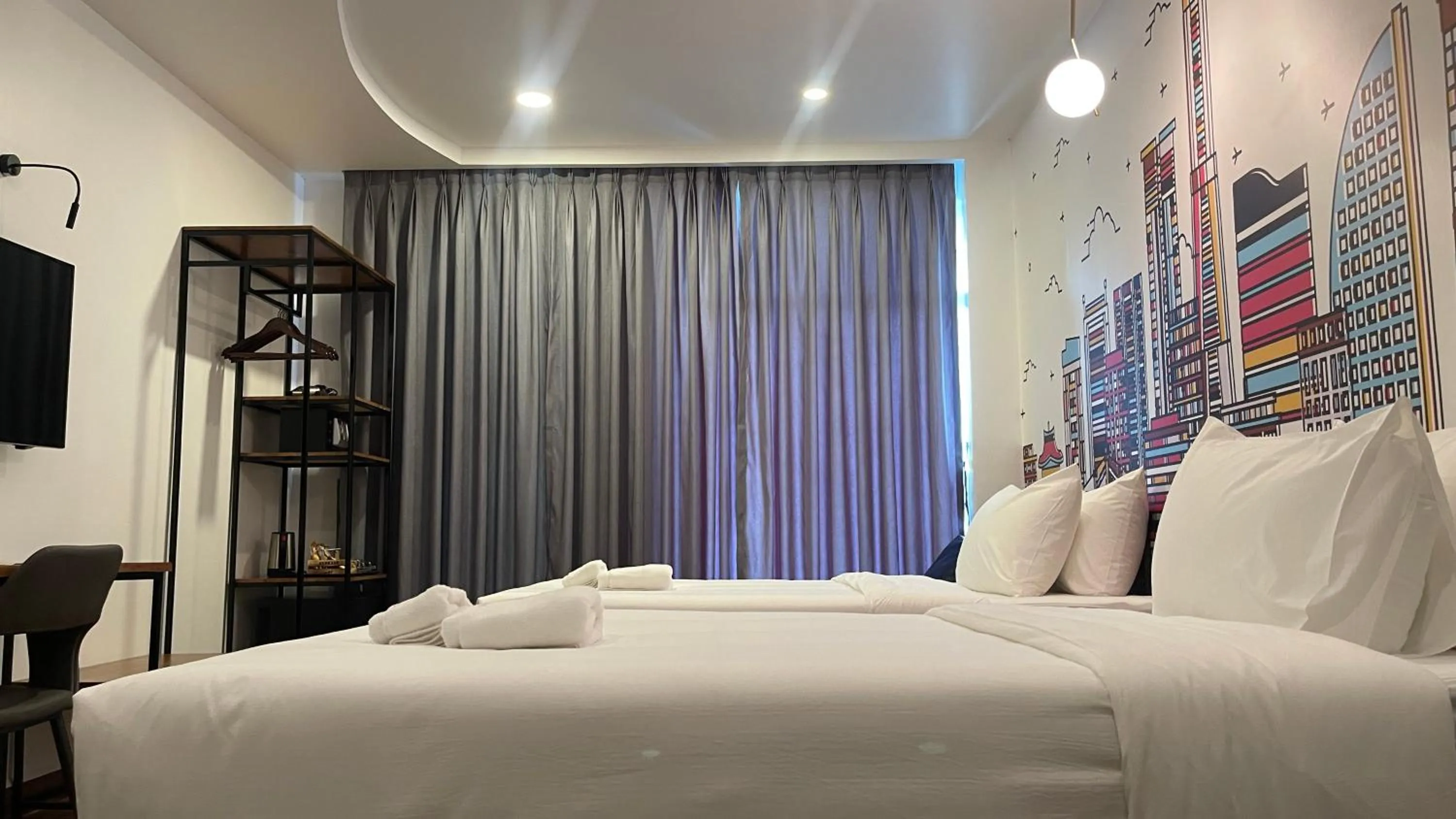 Bedroom, Bed in Times Hotel at Bassac Lane