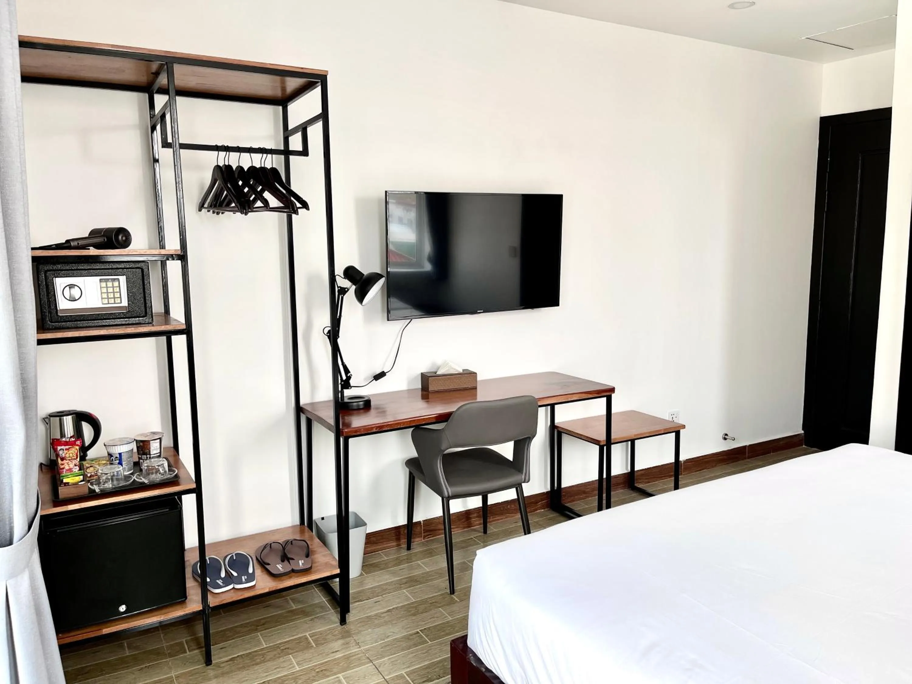 Bed in Times Hotel at Bassac Lane