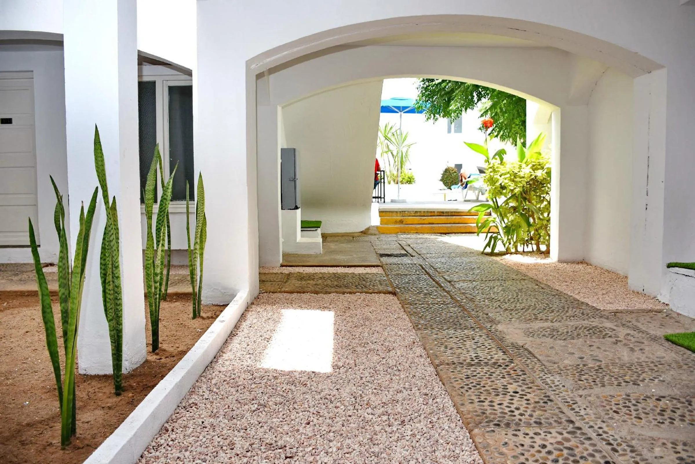 Garden in Appart-Hôtel Tagadirt