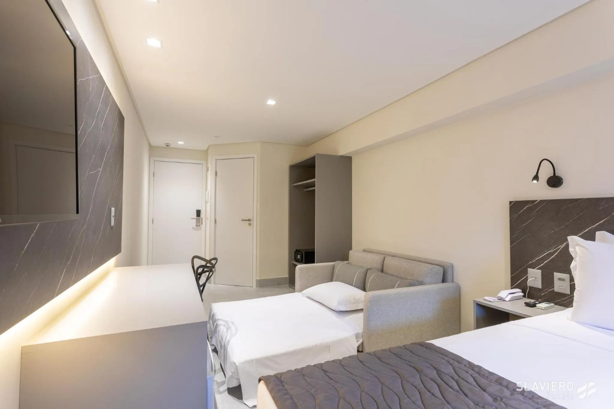 Bed in Slaviero João Pessoa