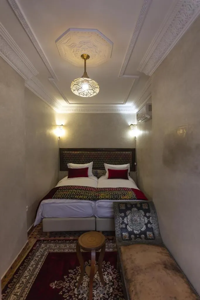 Bed in Riad Maison Belbaraka