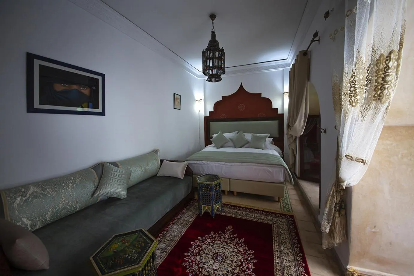Bed in Riad Maison Belbaraka