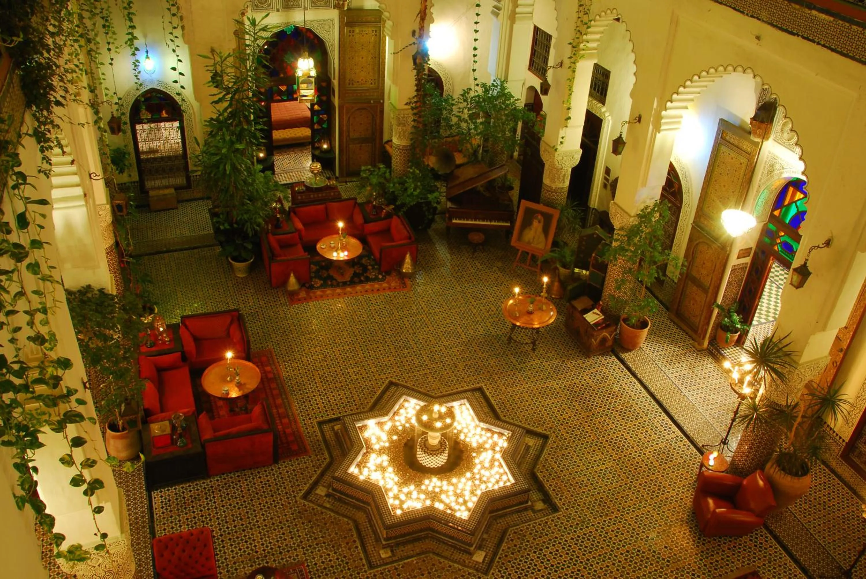 Lobby or reception in Riad El Ghalia