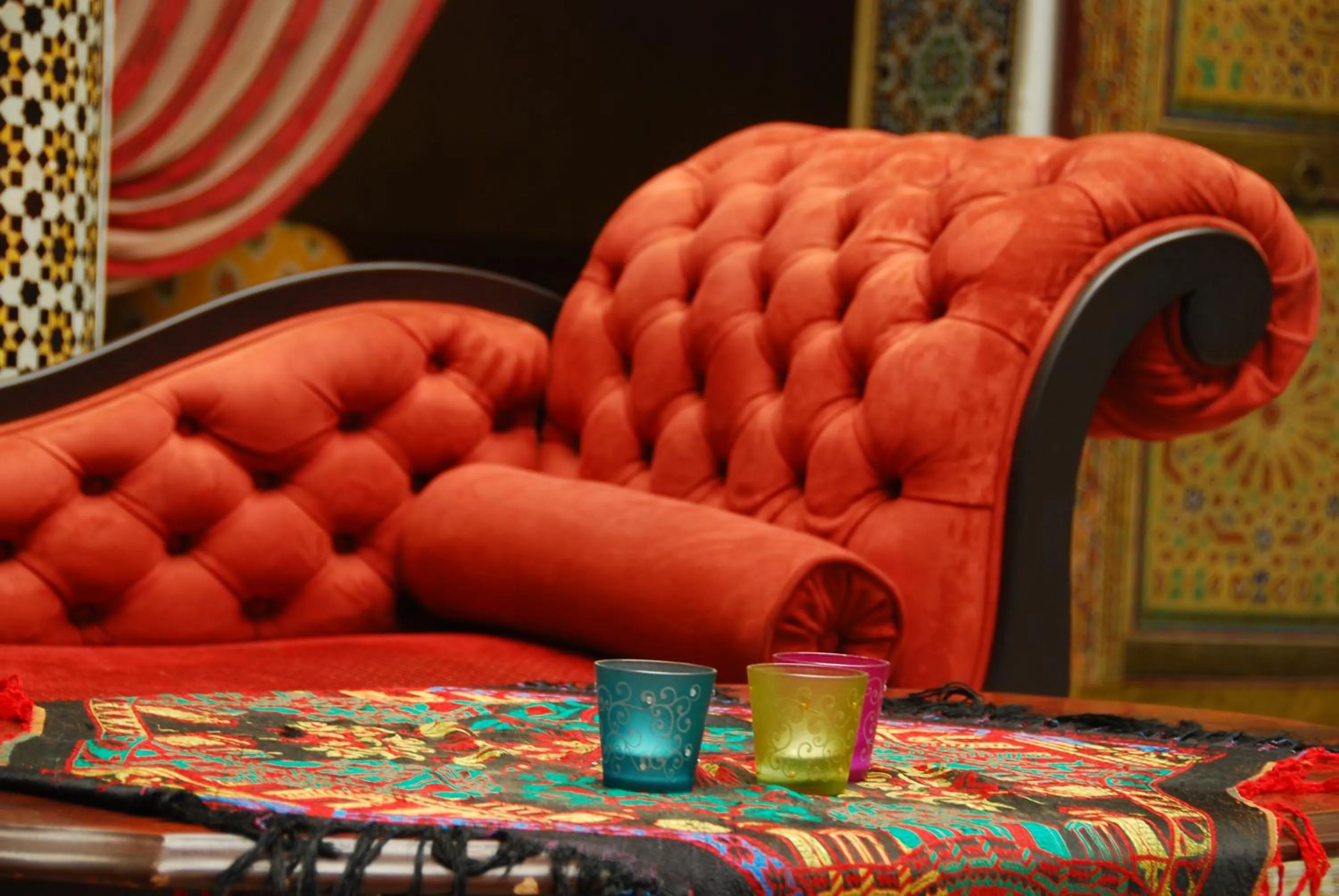 Lobby or reception in Riad El Ghalia