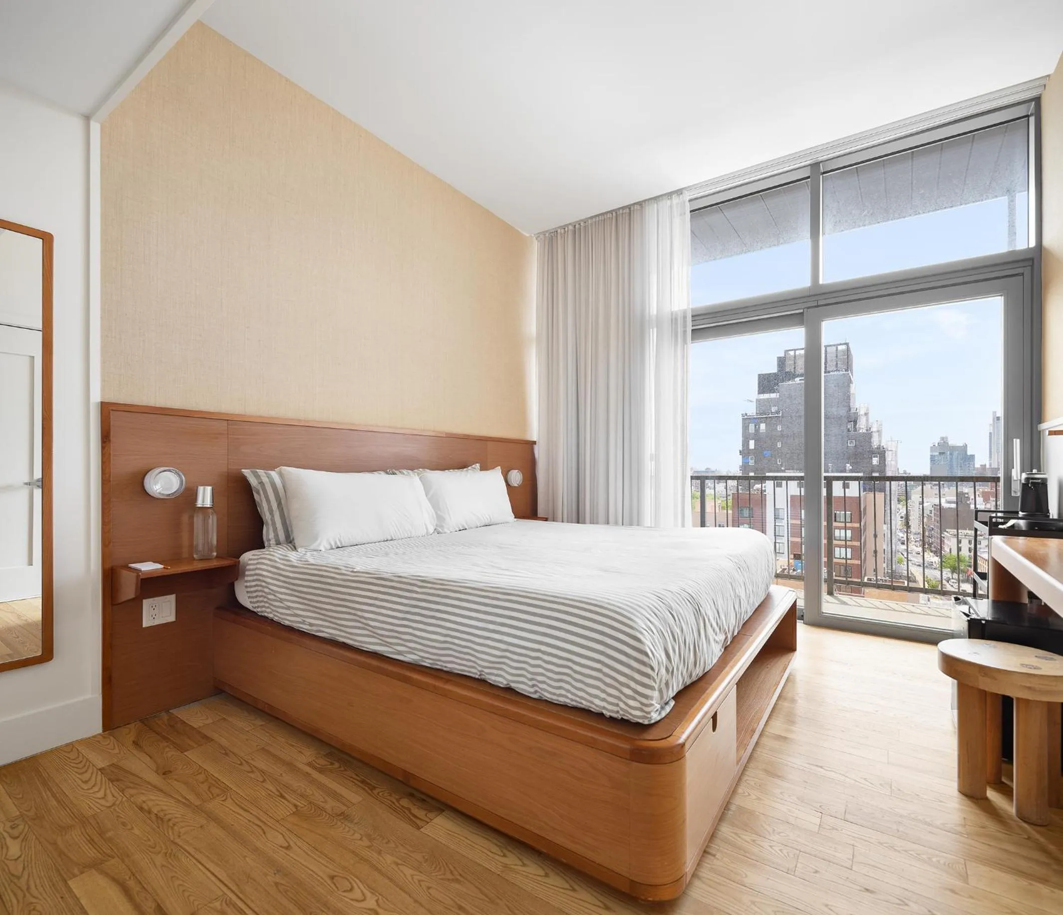 Bed in UNTITLED at 3 Freeman Alley