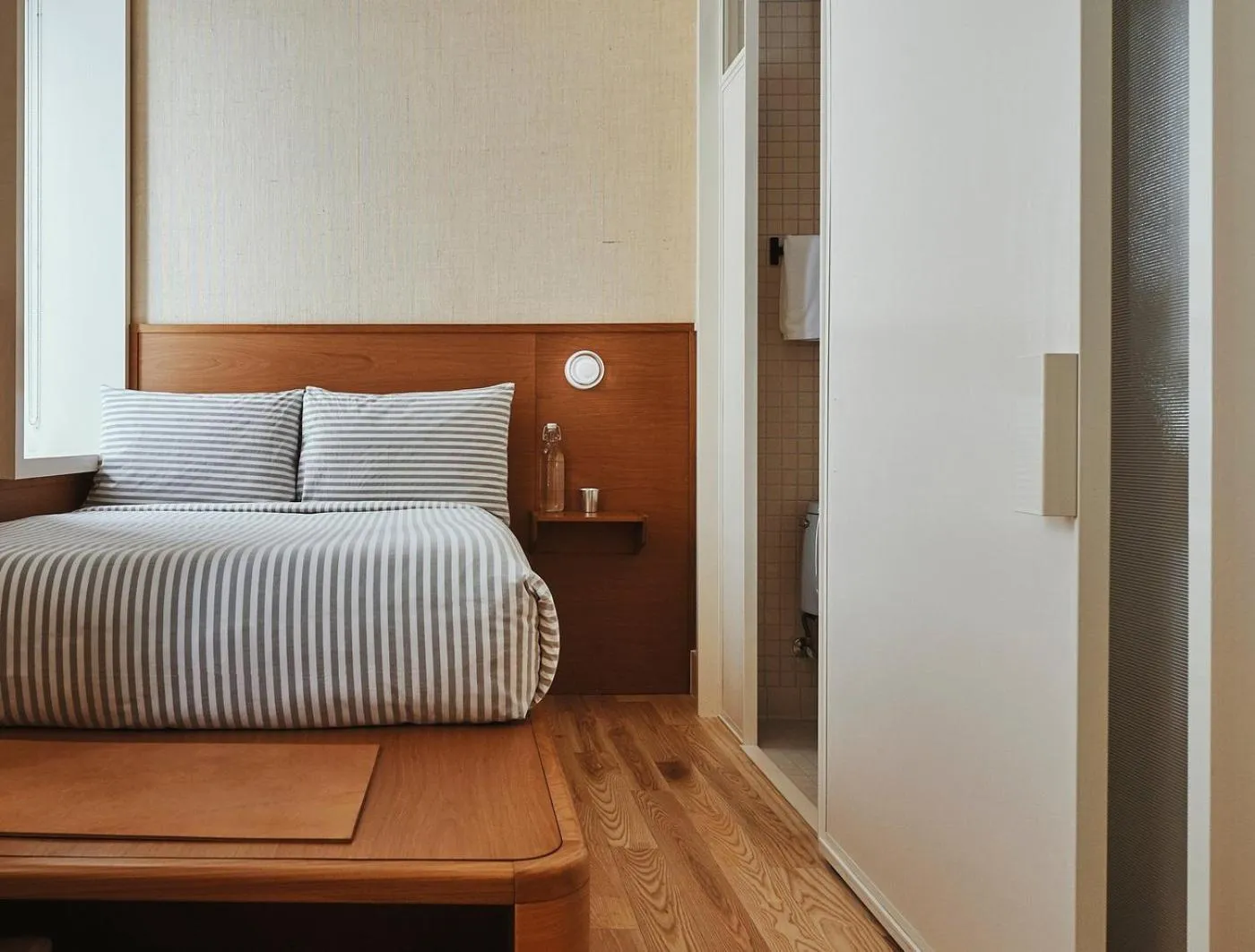 Bedroom, Bed in UNTITLED at 3 Freeman Alley