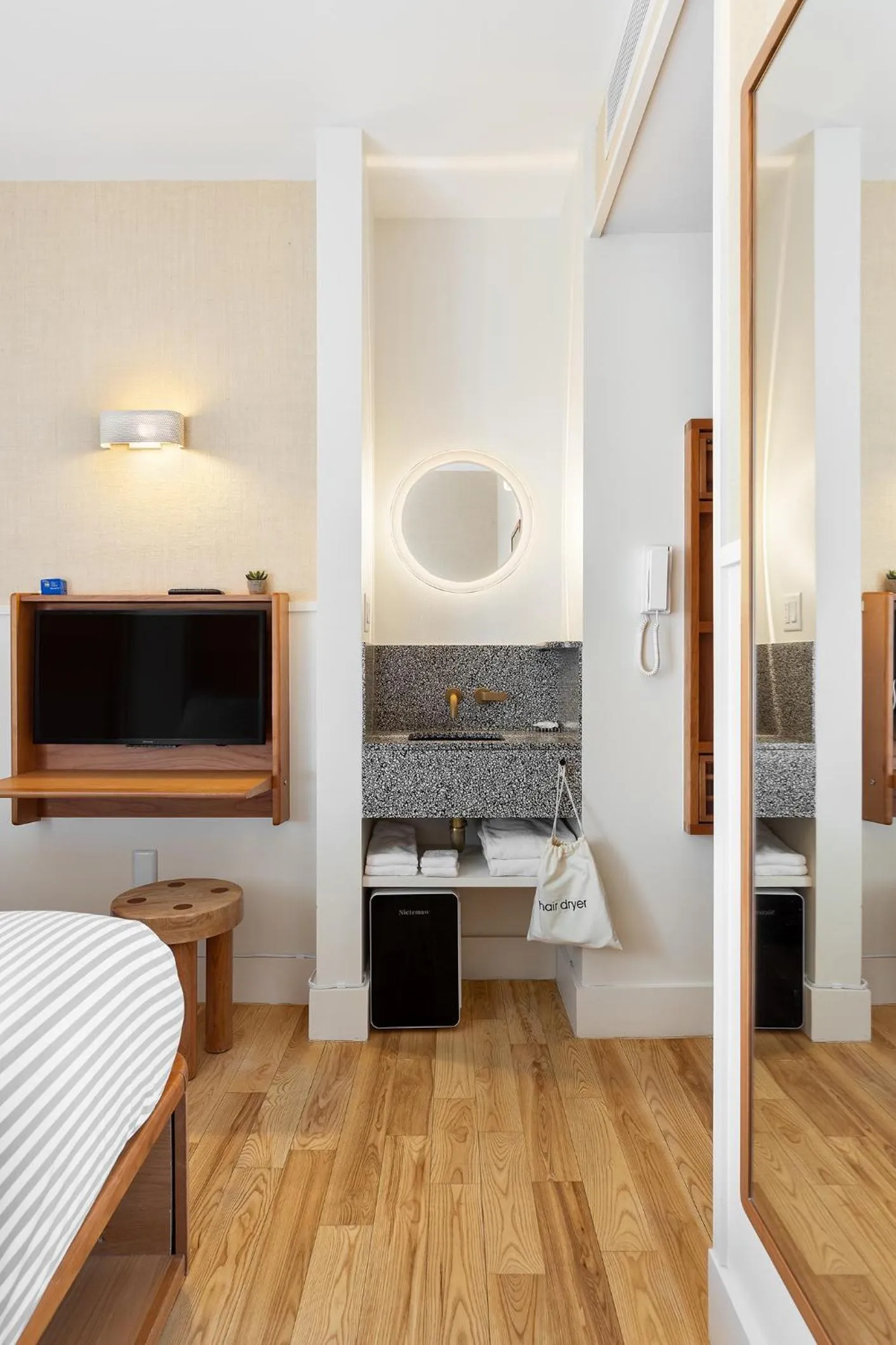 Bed in UNTITLED at 3 Freeman Alley