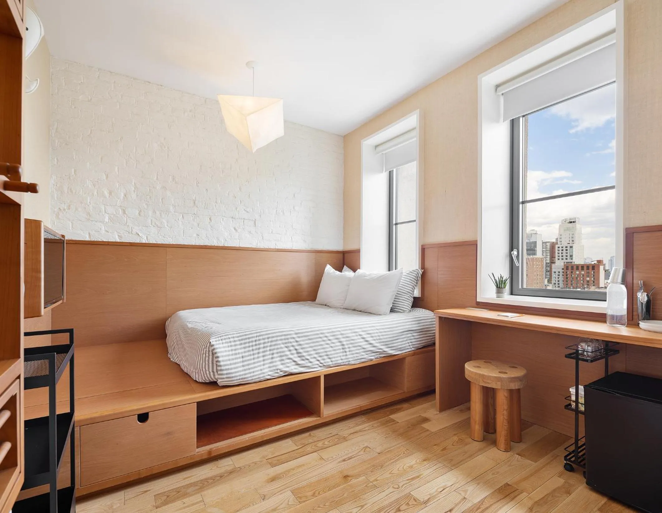 Bed in UNTITLED at 3 Freeman Alley