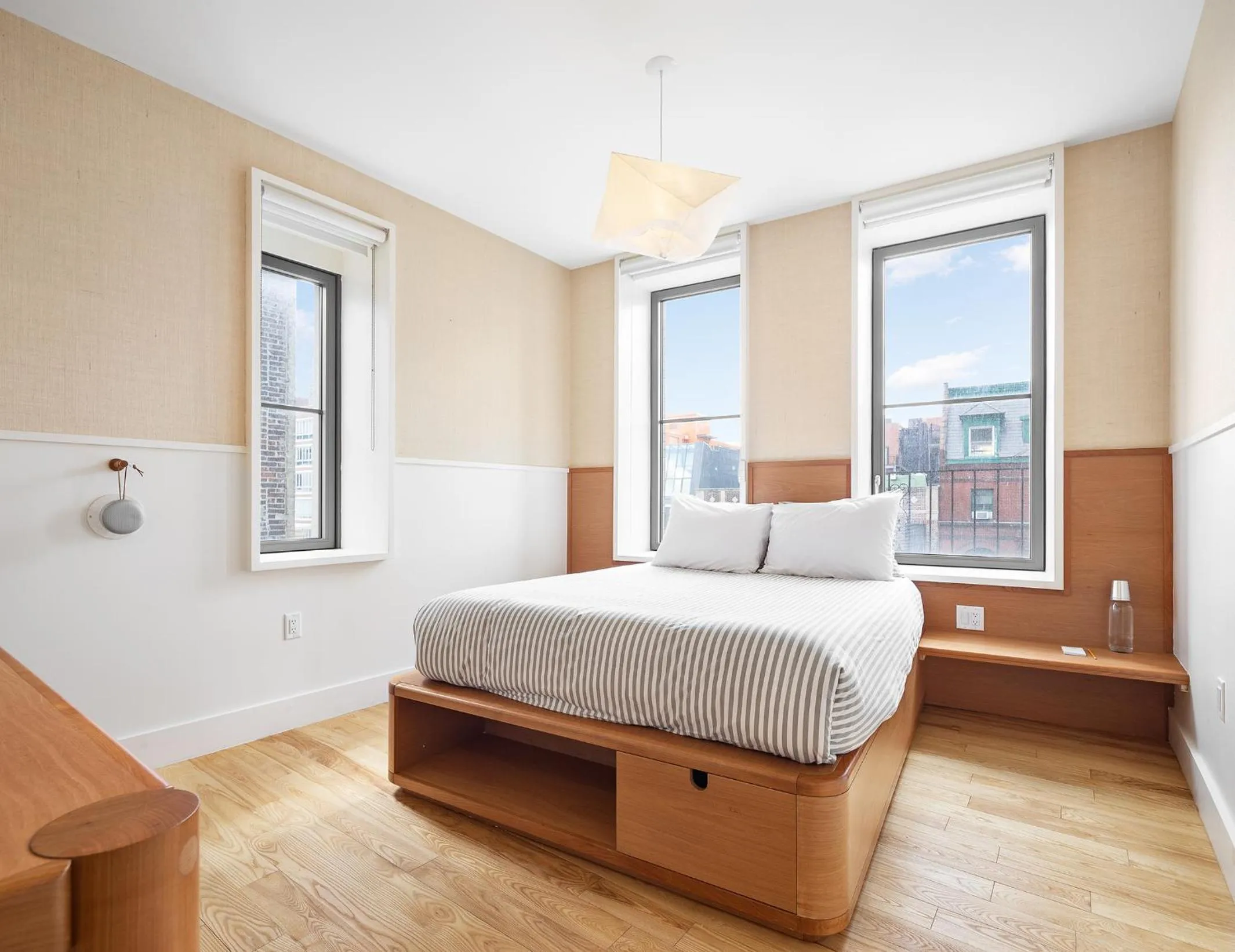 Bed in UNTITLED at 3 Freeman Alley