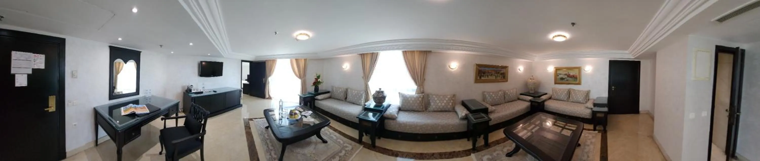 Seating area in Farah Rabat