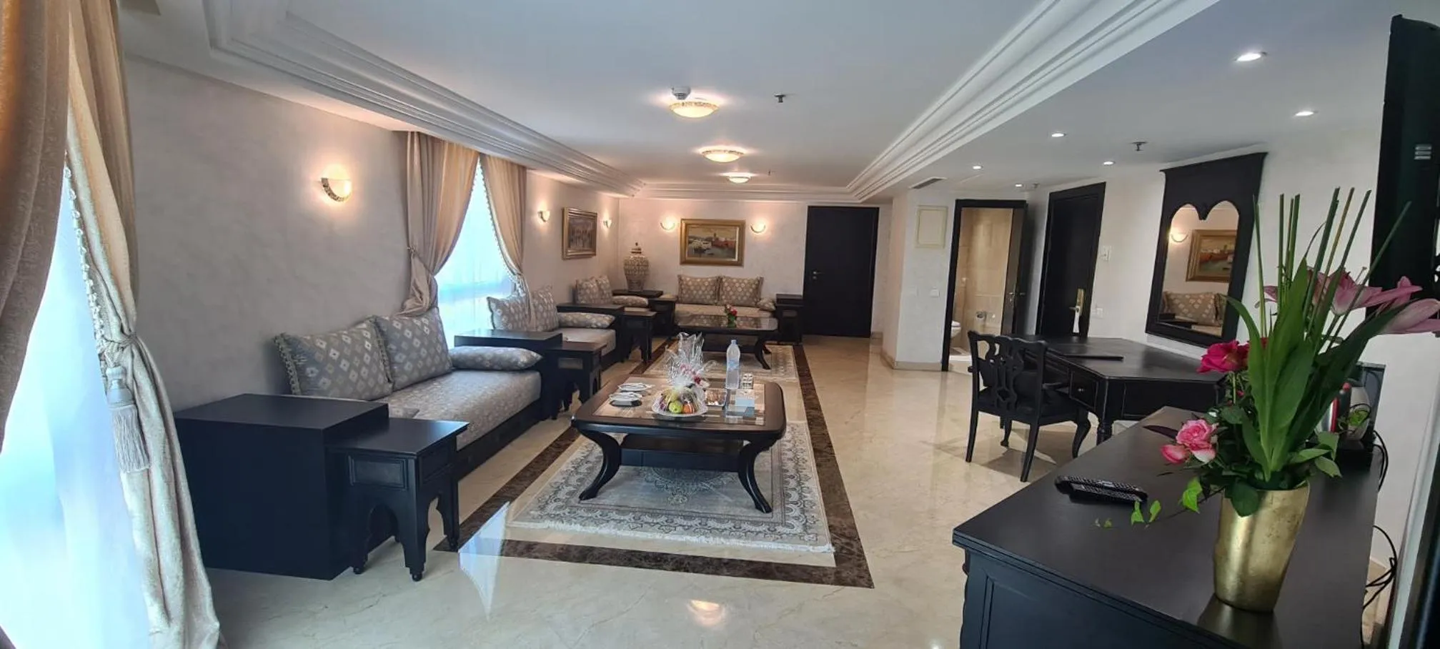 Seating area in Farah Rabat