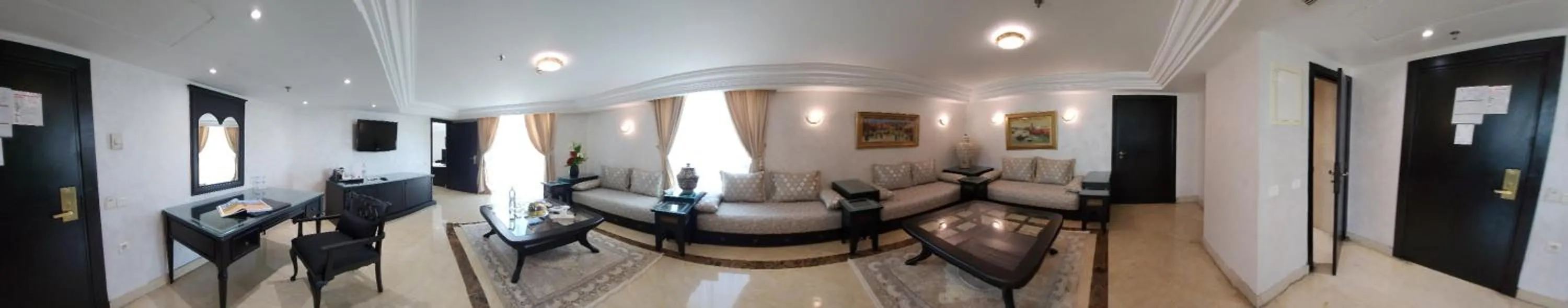 Seating area in Farah Rabat