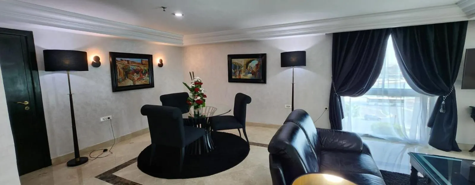 Seating area in Farah Rabat