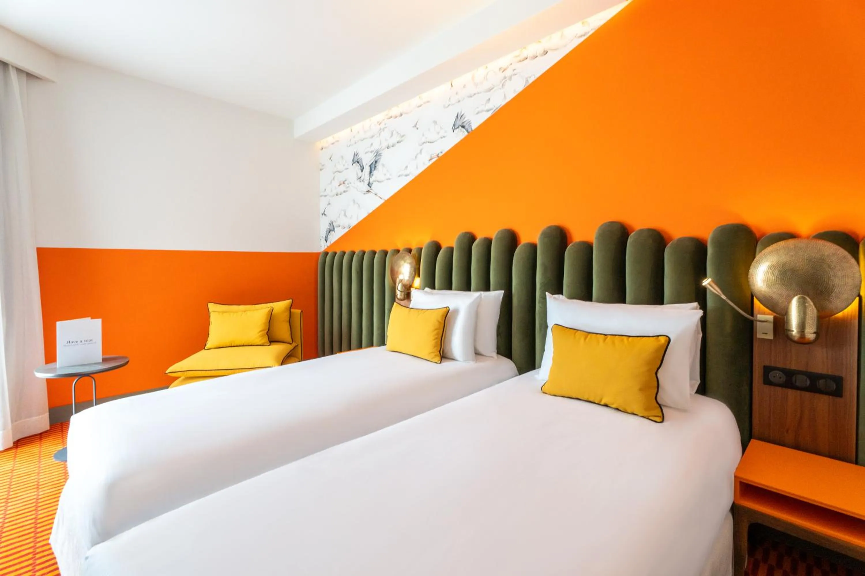 Bed in Mercure Shéhérazade Rabat