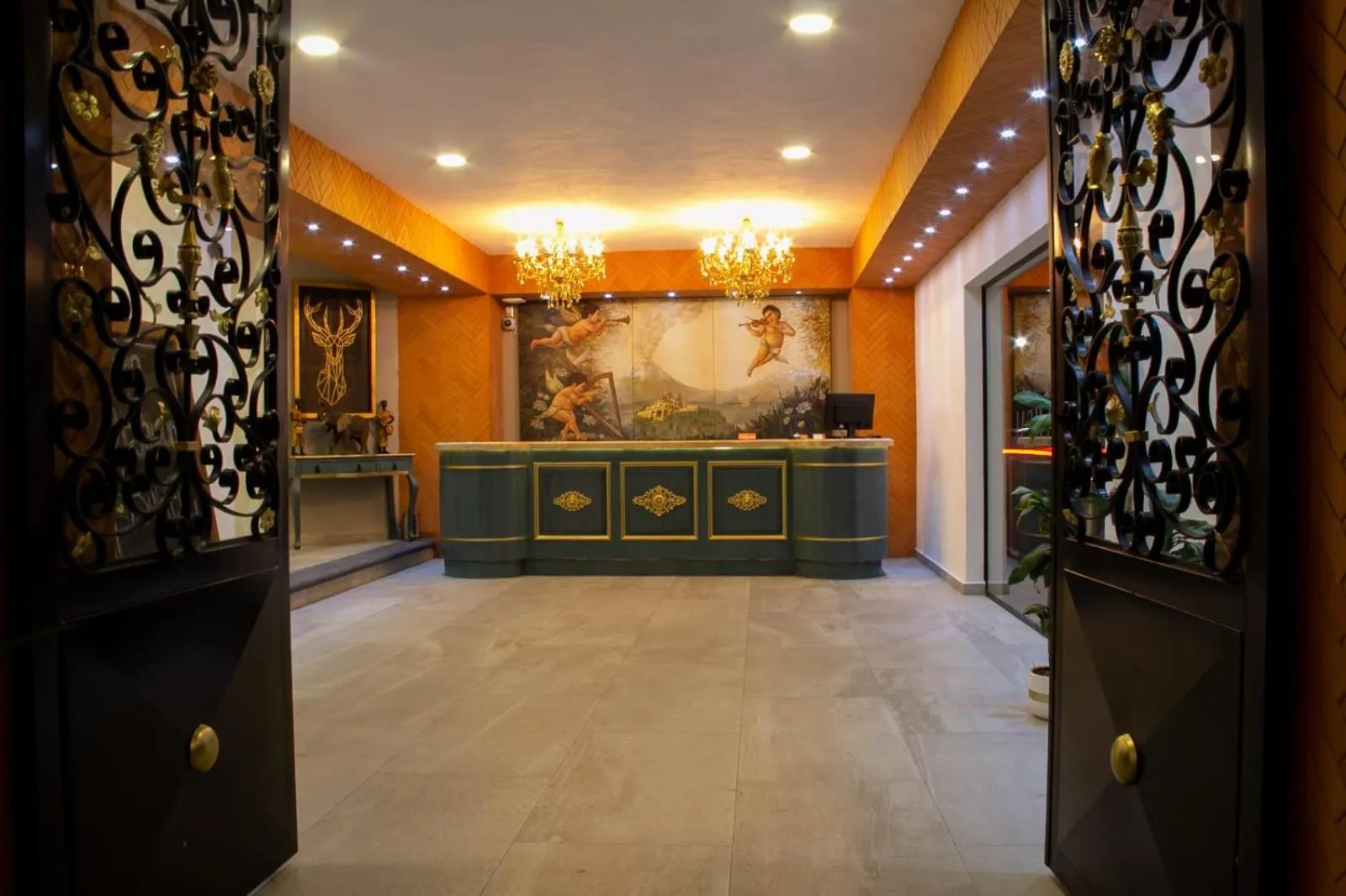 Lobby or reception in Hotel Casa Real Cholula