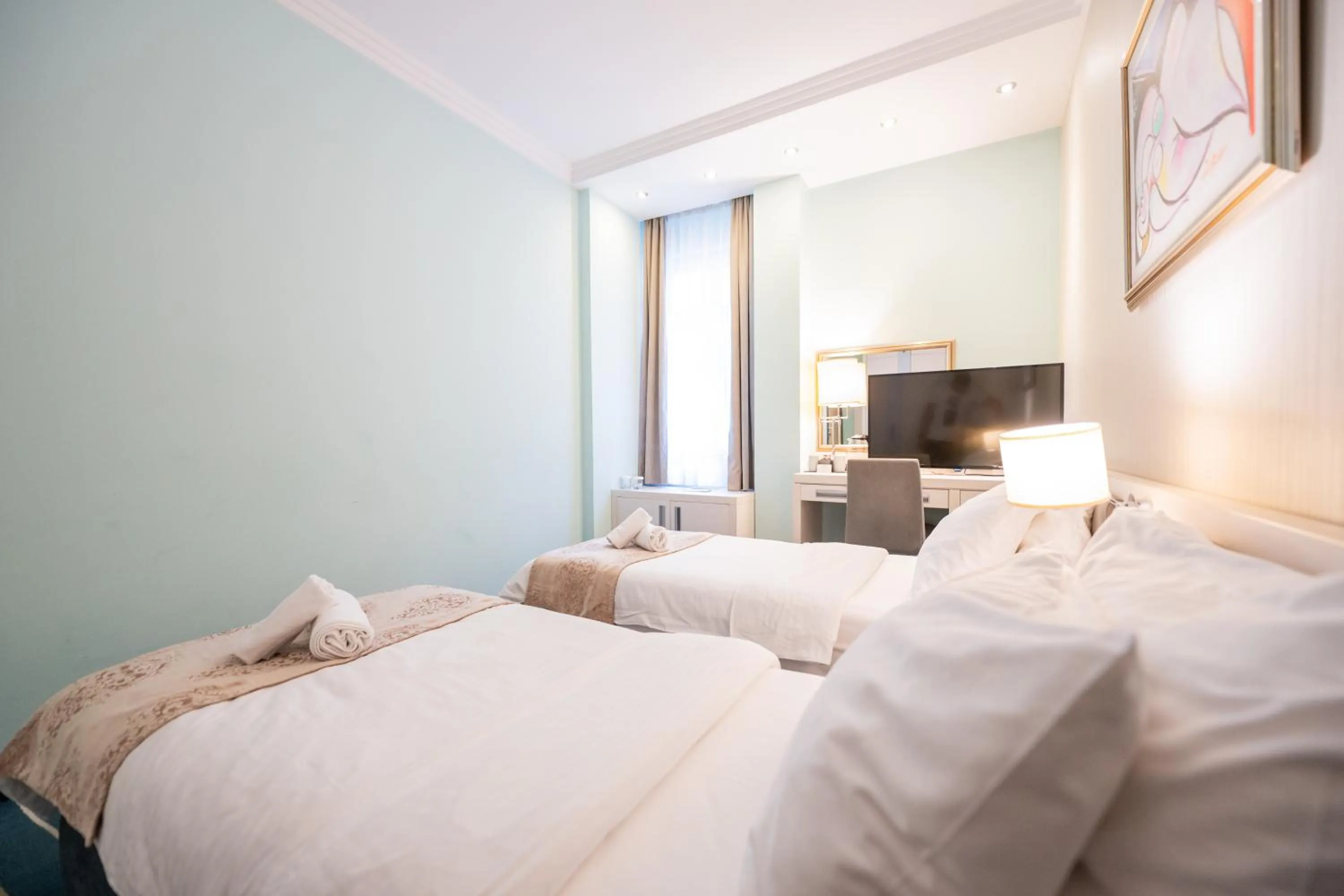 Bed in Kopernikus Hotel Prag