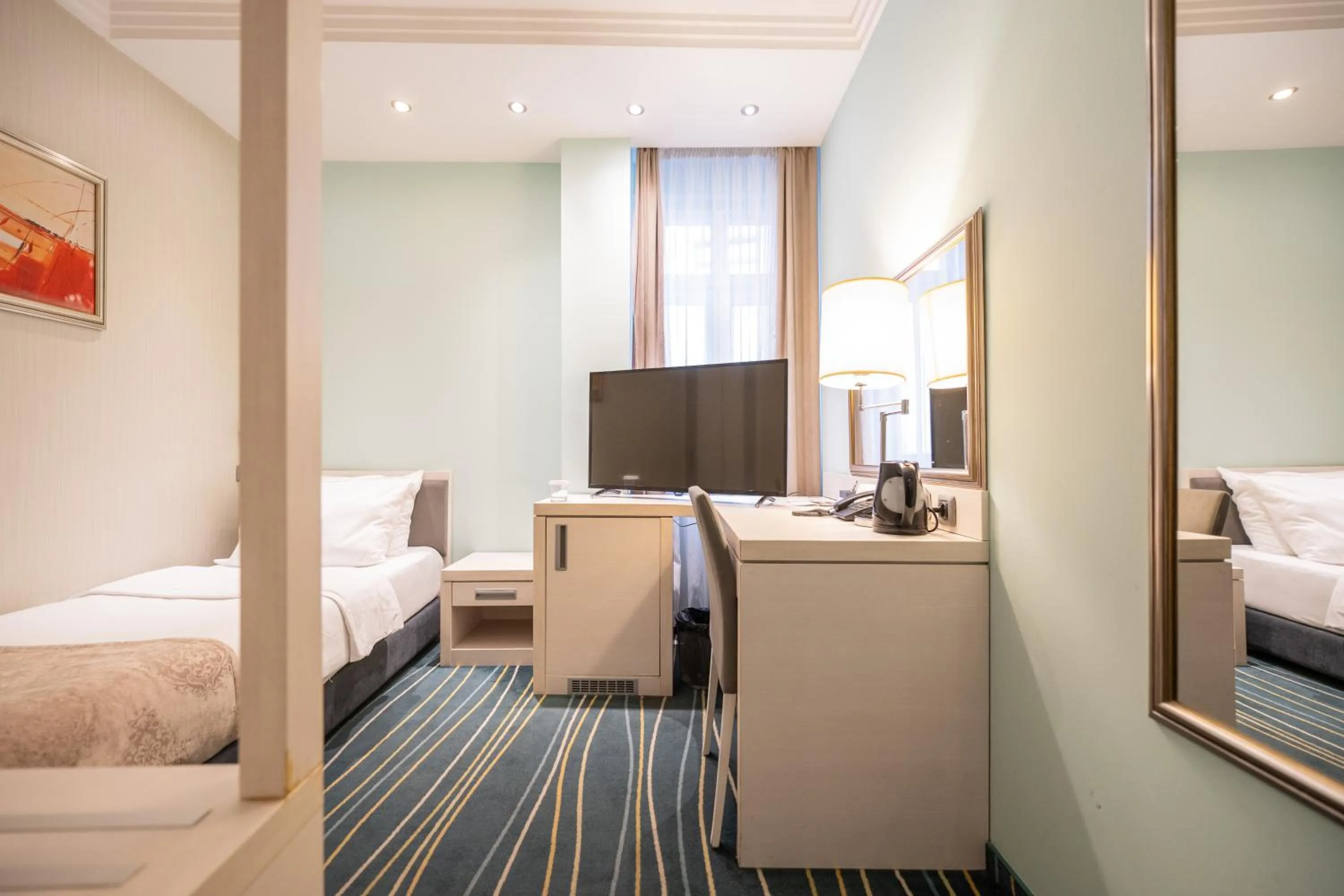 Bed in Kopernikus Hotel Prag