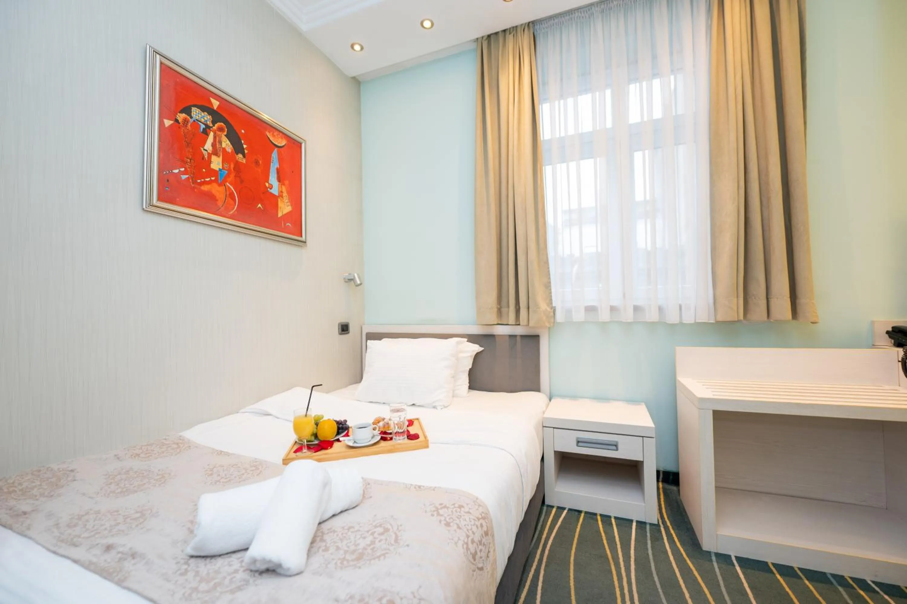 Bed in Kopernikus Hotel Prag