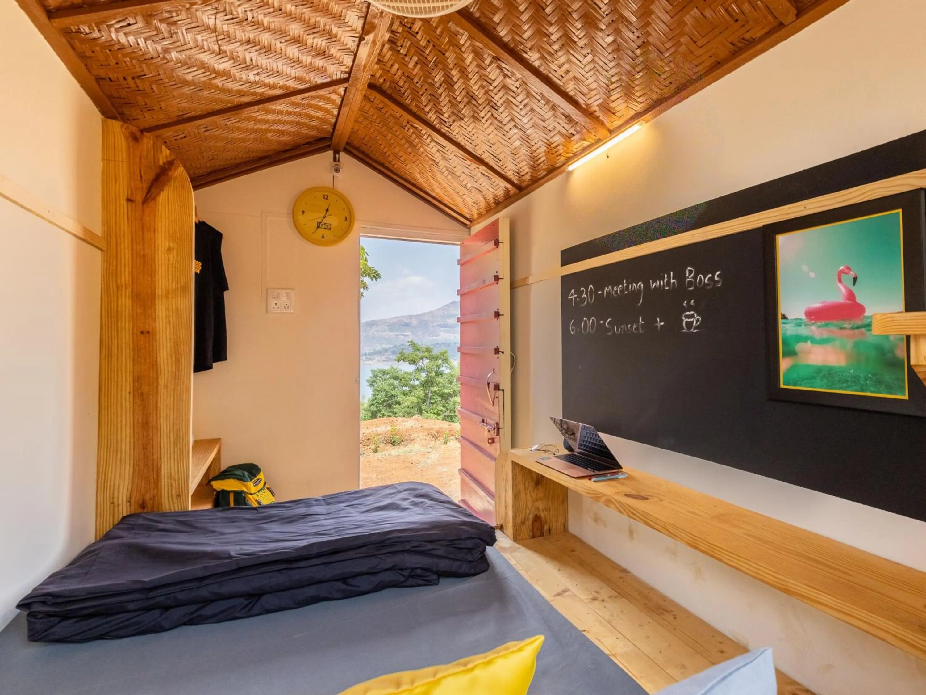 Bed in The Hosteller Bhandardara