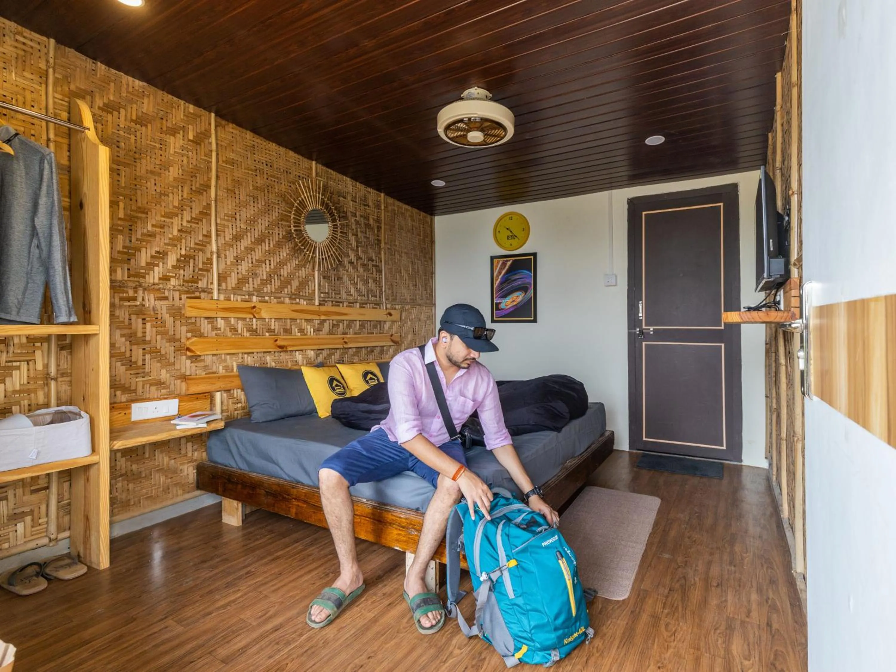 Bed in The Hosteller Bhandardara