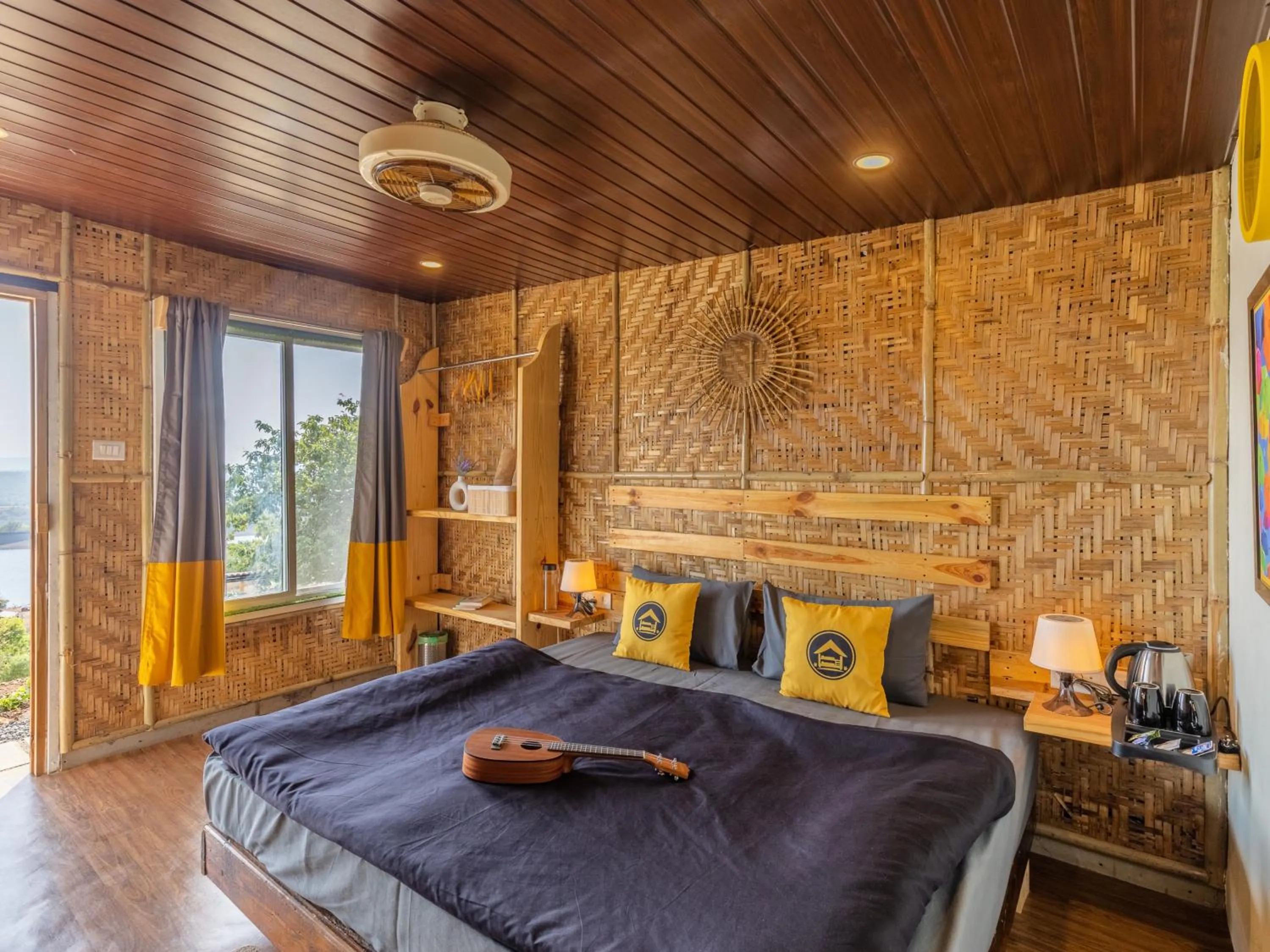 Bed in The Hosteller Bhandardara