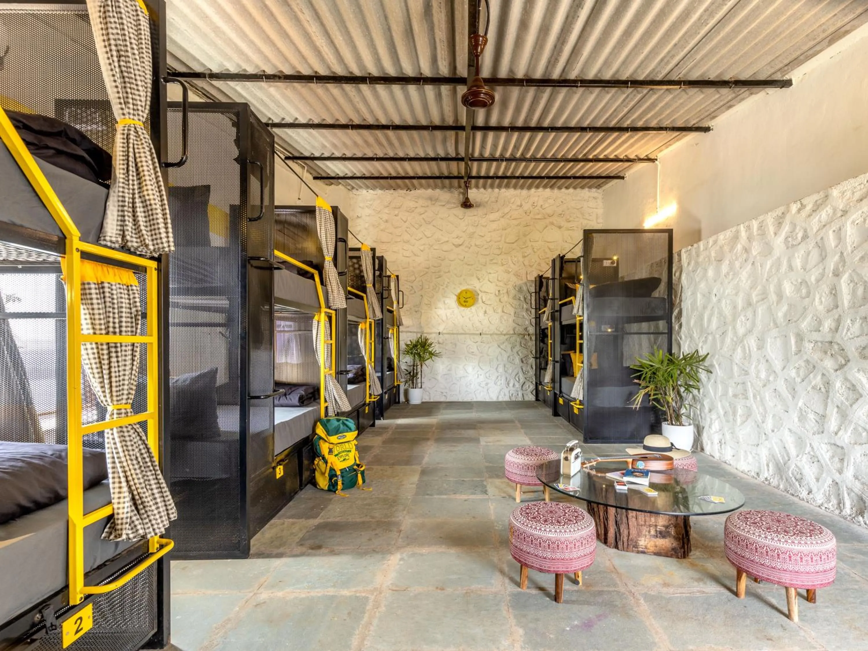 Bed in The Hosteller Bhandardara