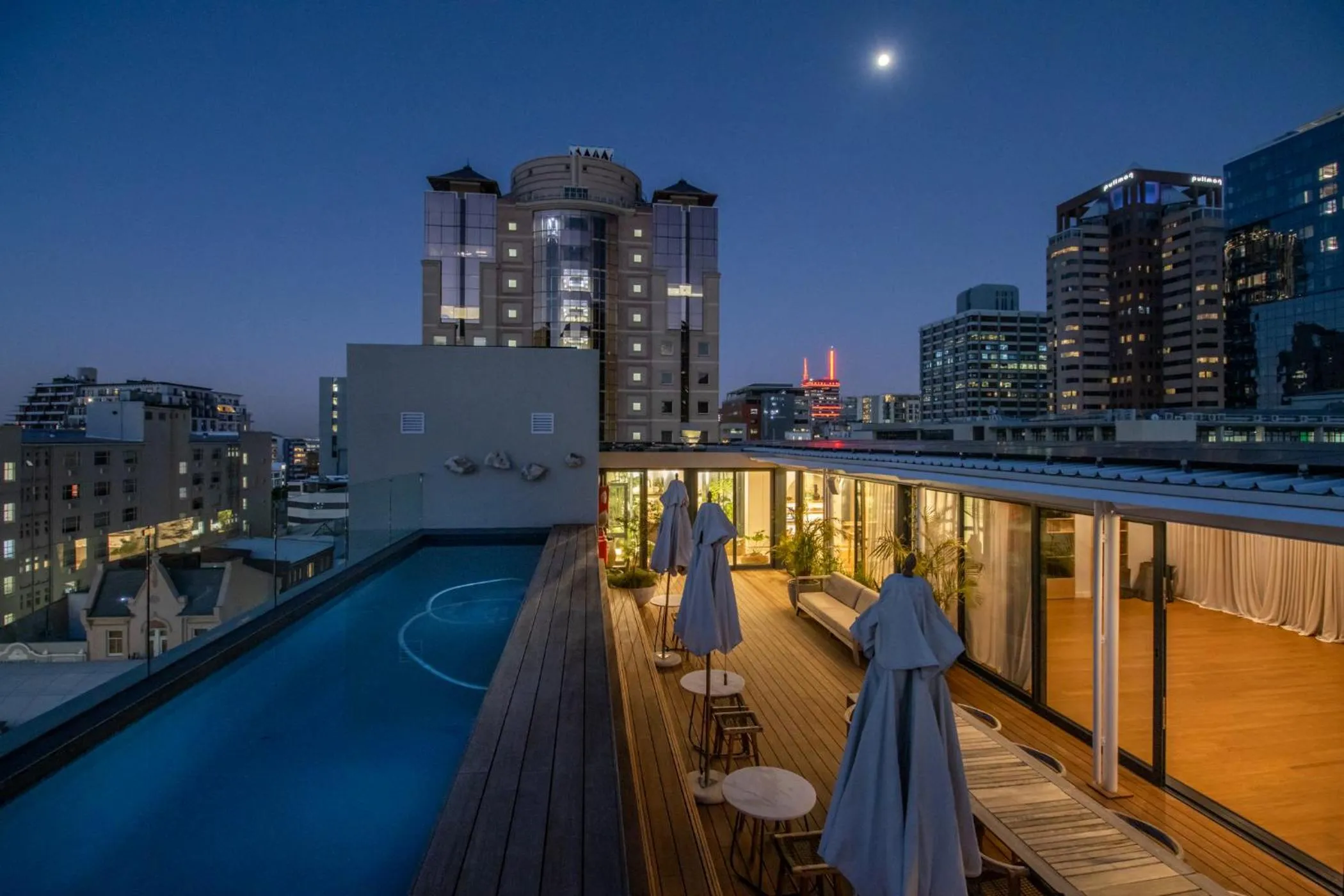 Swimming pool in The Barracks Apartments