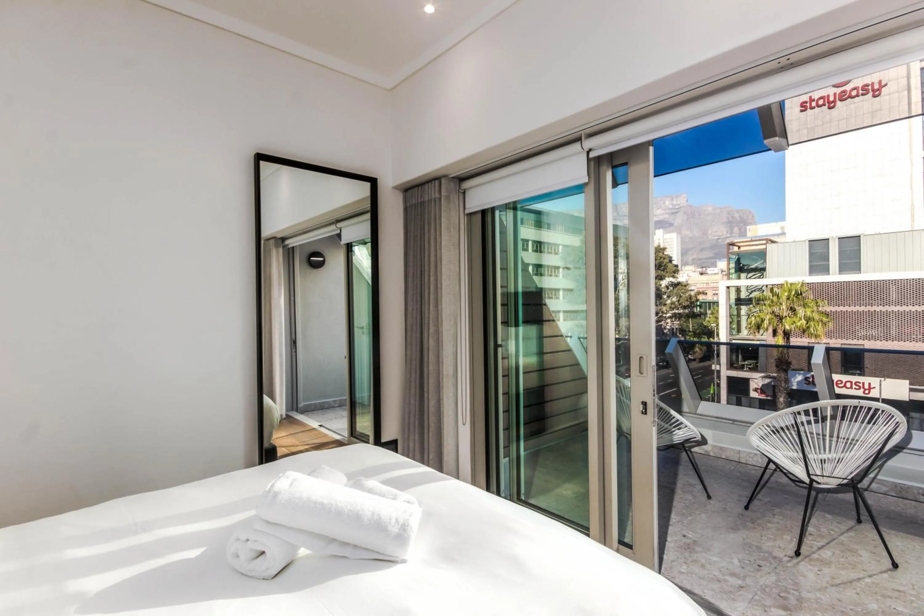 Bedroom, Bed in The Barracks Apartments