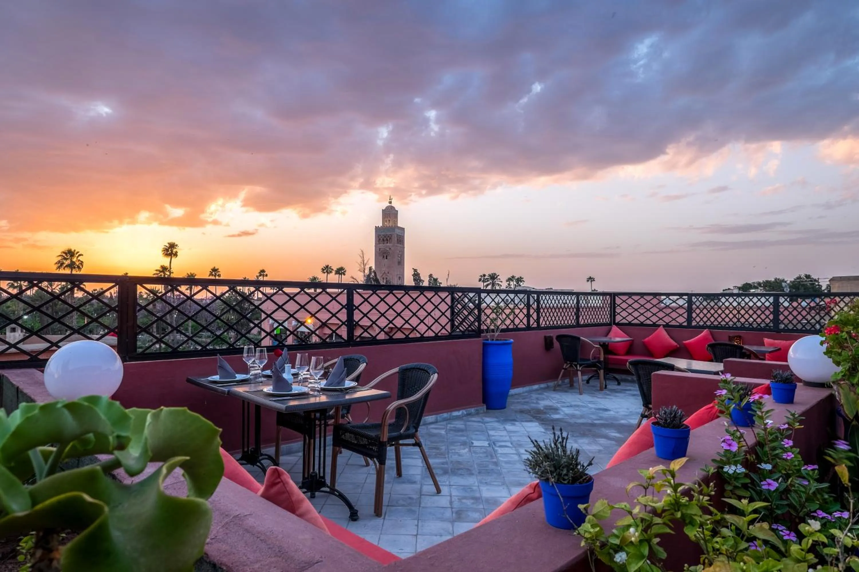 Patio in Riad Marrakech By Hivernage