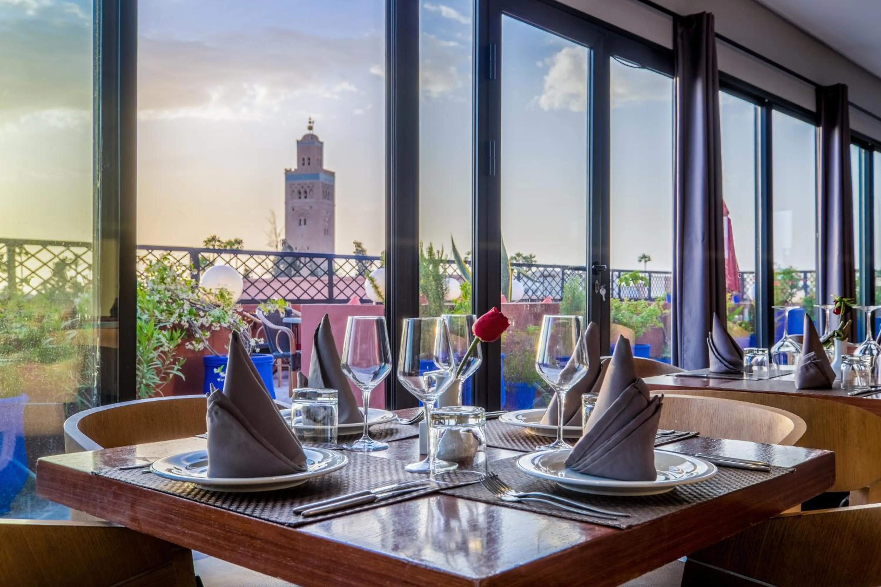 Restaurant/places to eat in Riad Marrakech By Hivernage