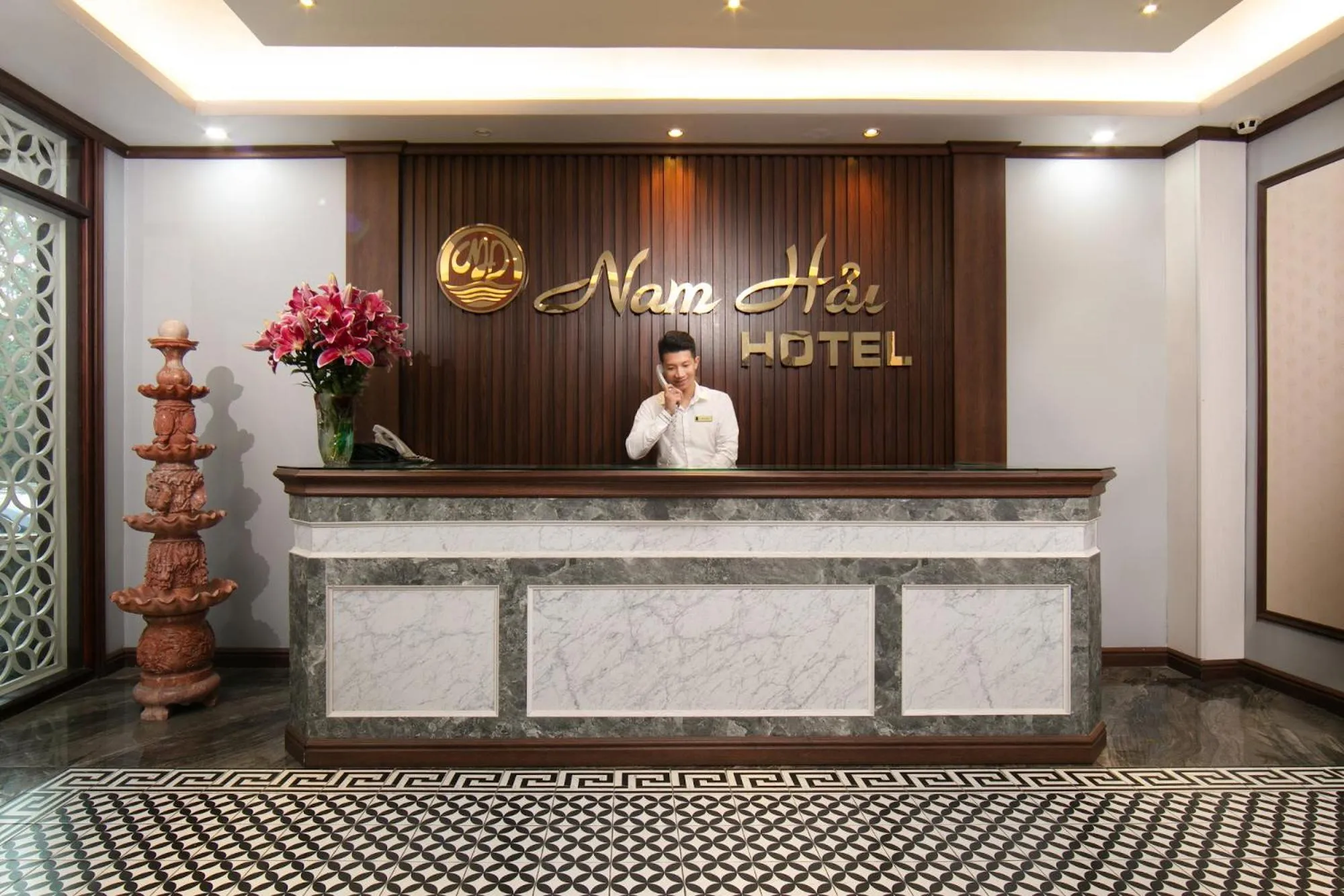 Lobby or reception in Nam Hai Hotel