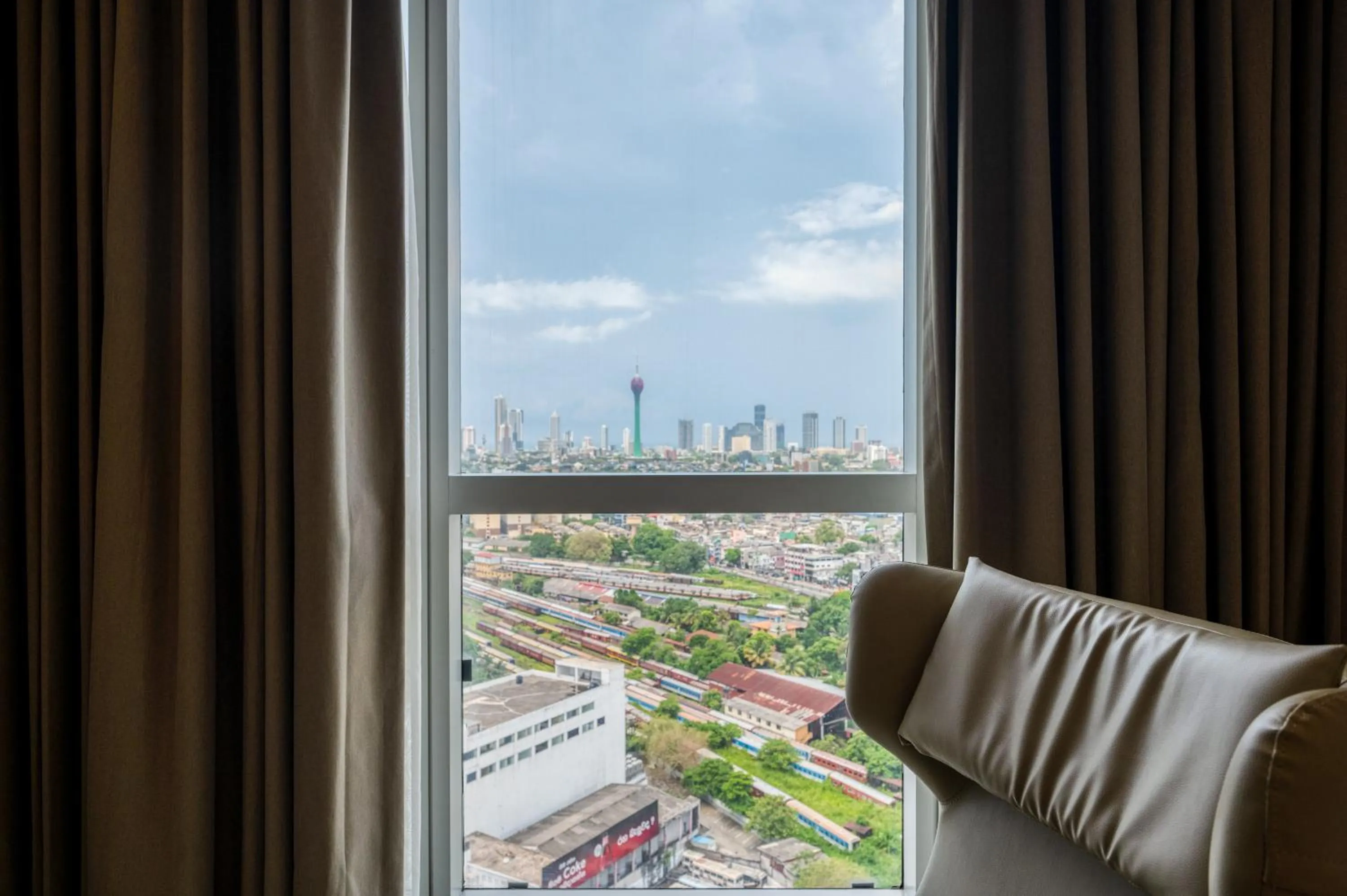 Seating area in Orion City Hotel
